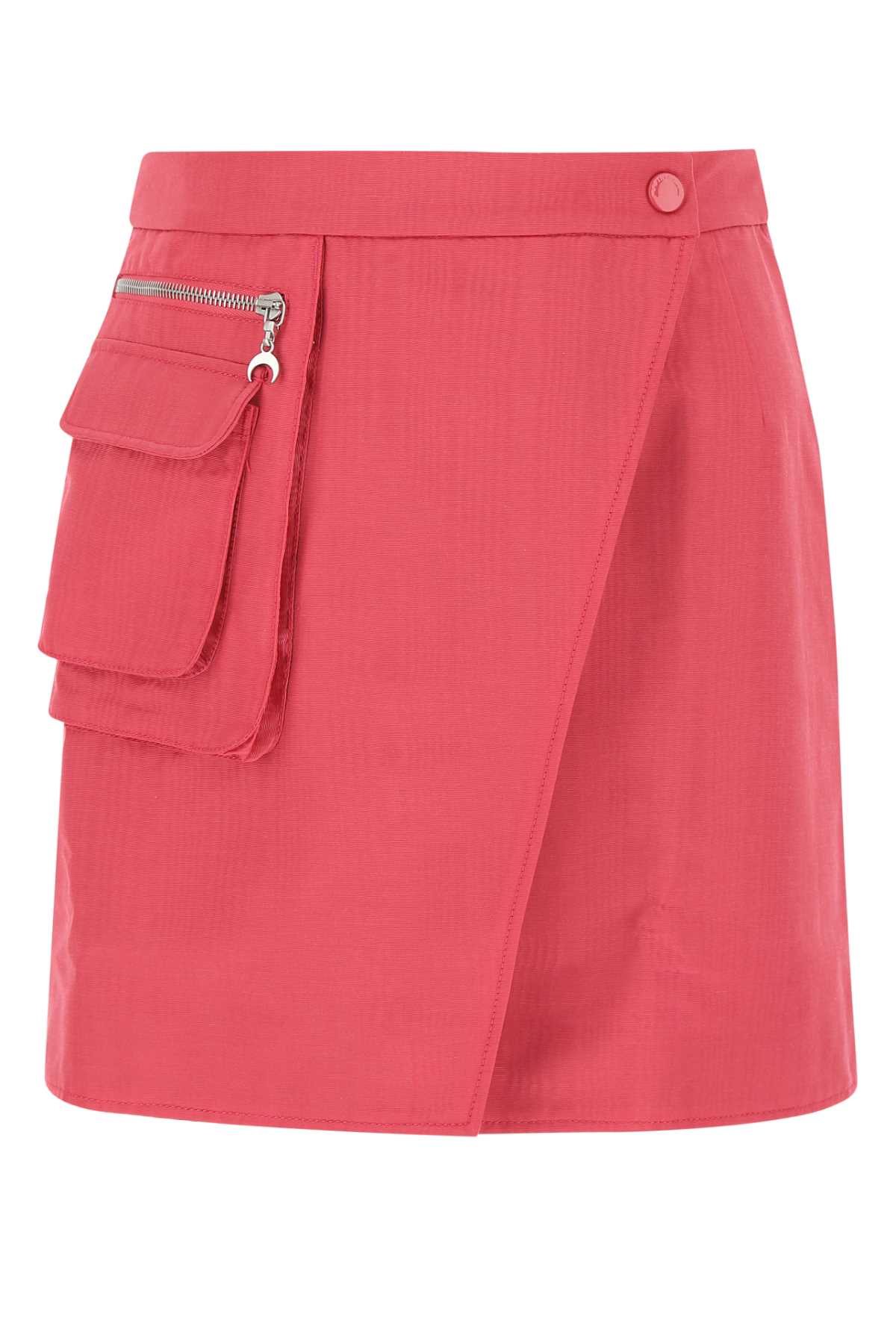 Shop Marine Serre Fuchsia Nylon Mini Skirt In 07