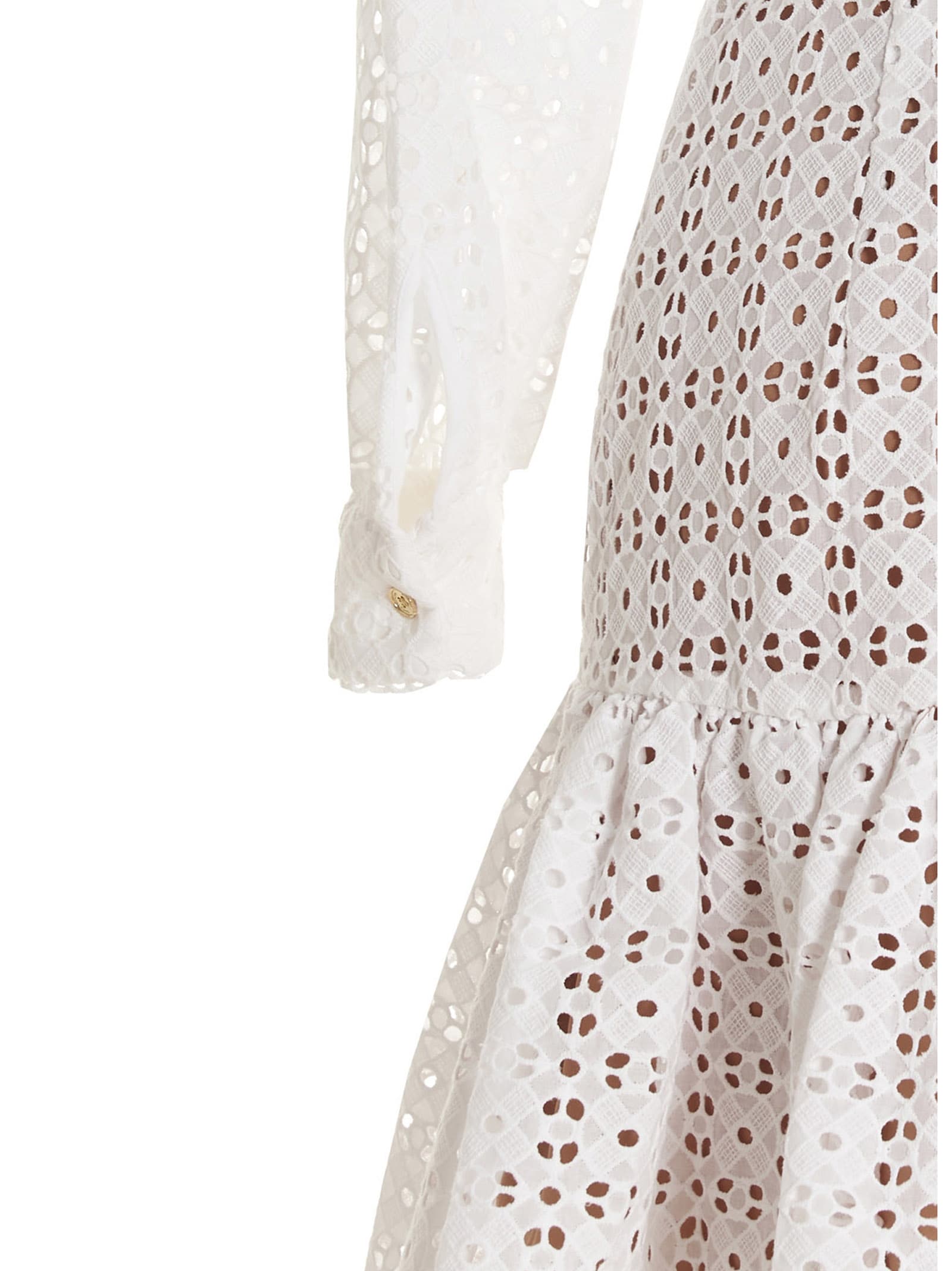 Shop Michael Kors St Gallen Dress In White