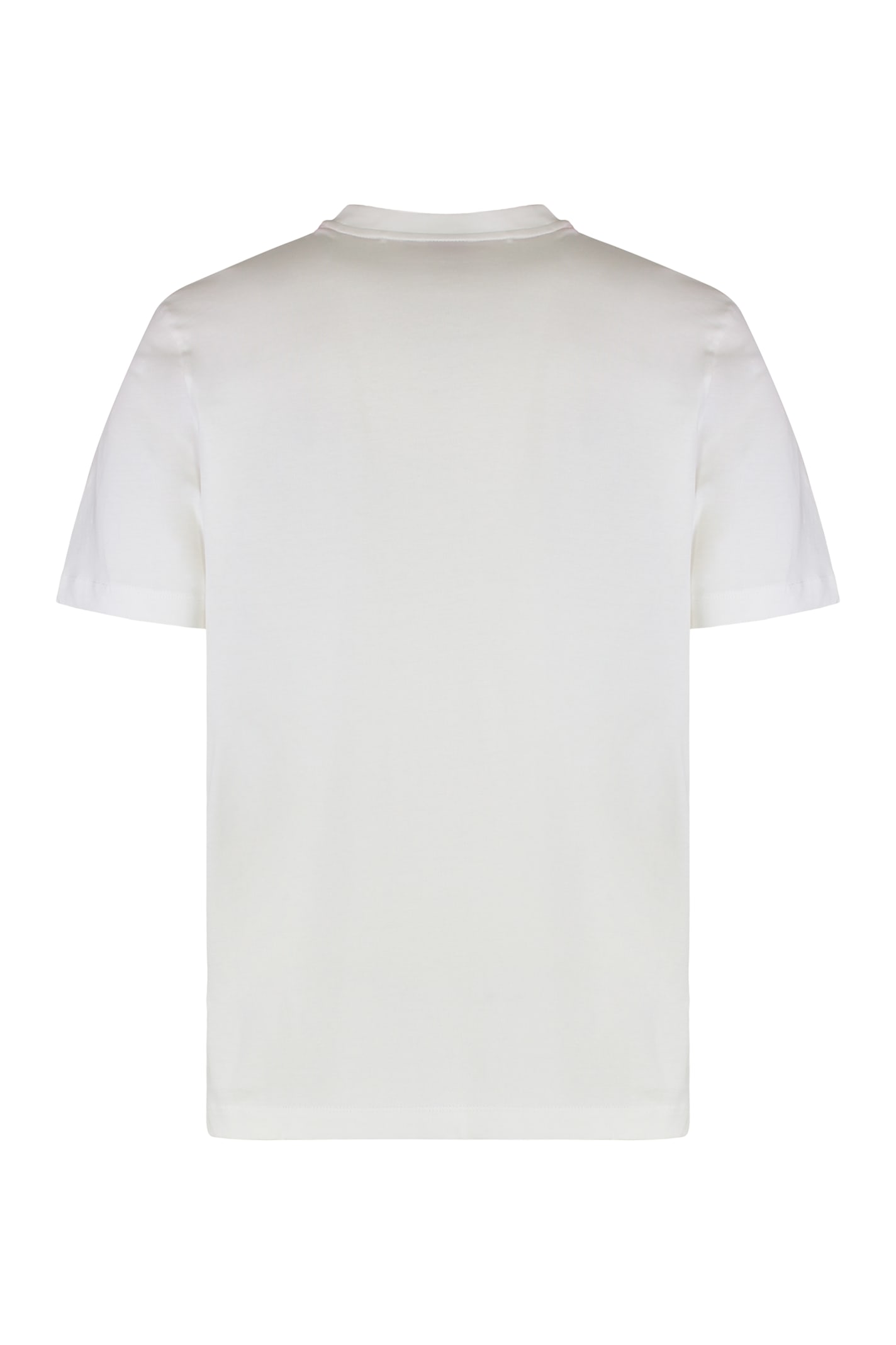 Hugo Boss Relaxed-fit T-shirt In Cotton With Embroidered Logo In White