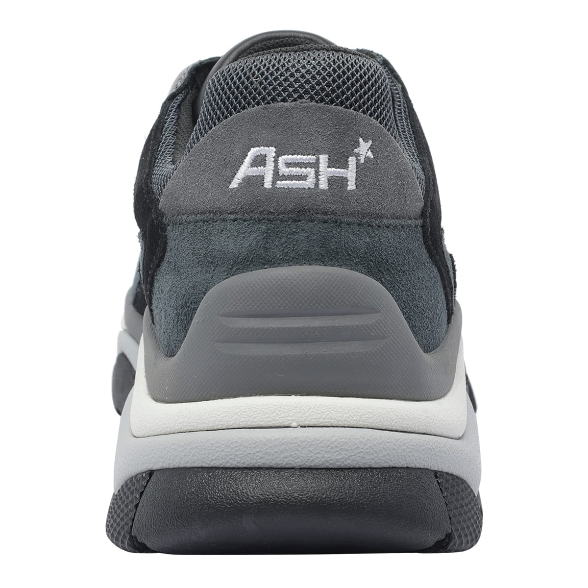 Ash Addict Sneakers In Grey Suede And Fabric In Gray