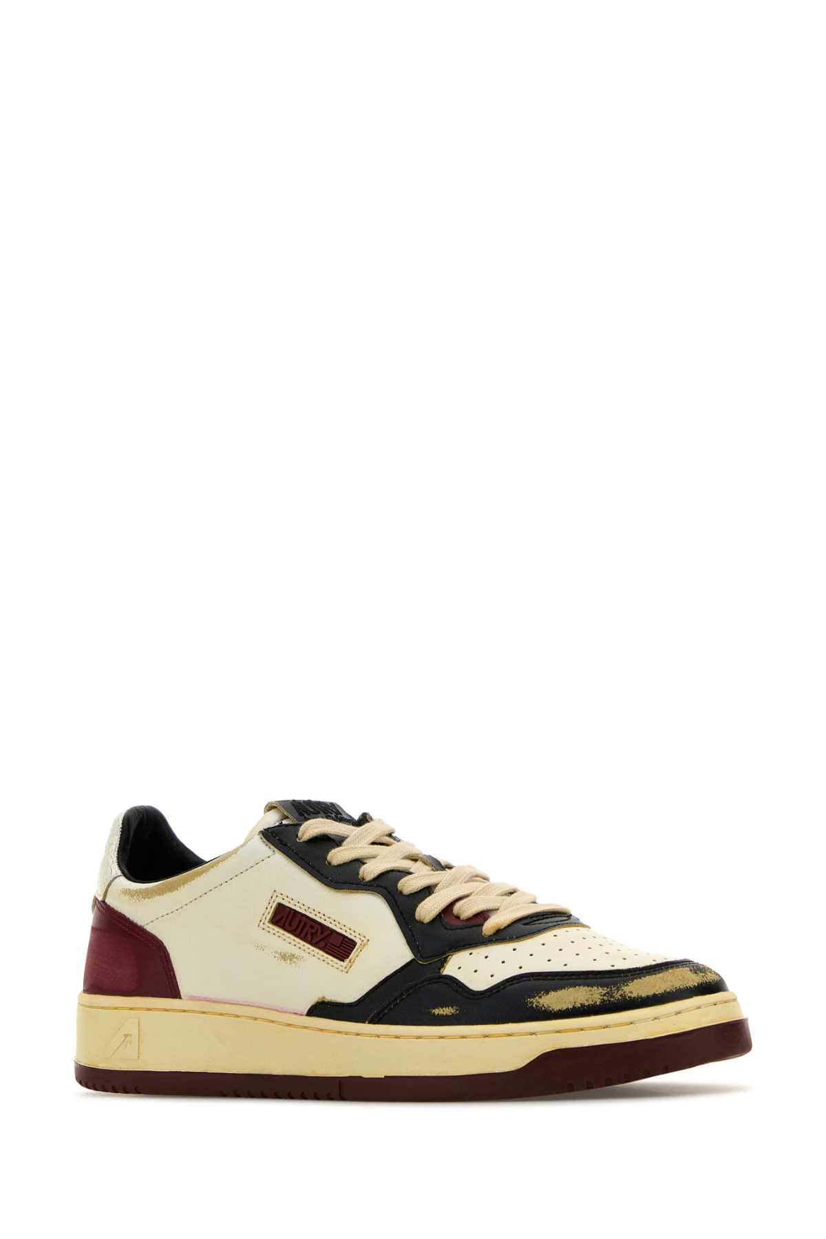 Shop Autry Multicolor Leather Sneakers In Lb01