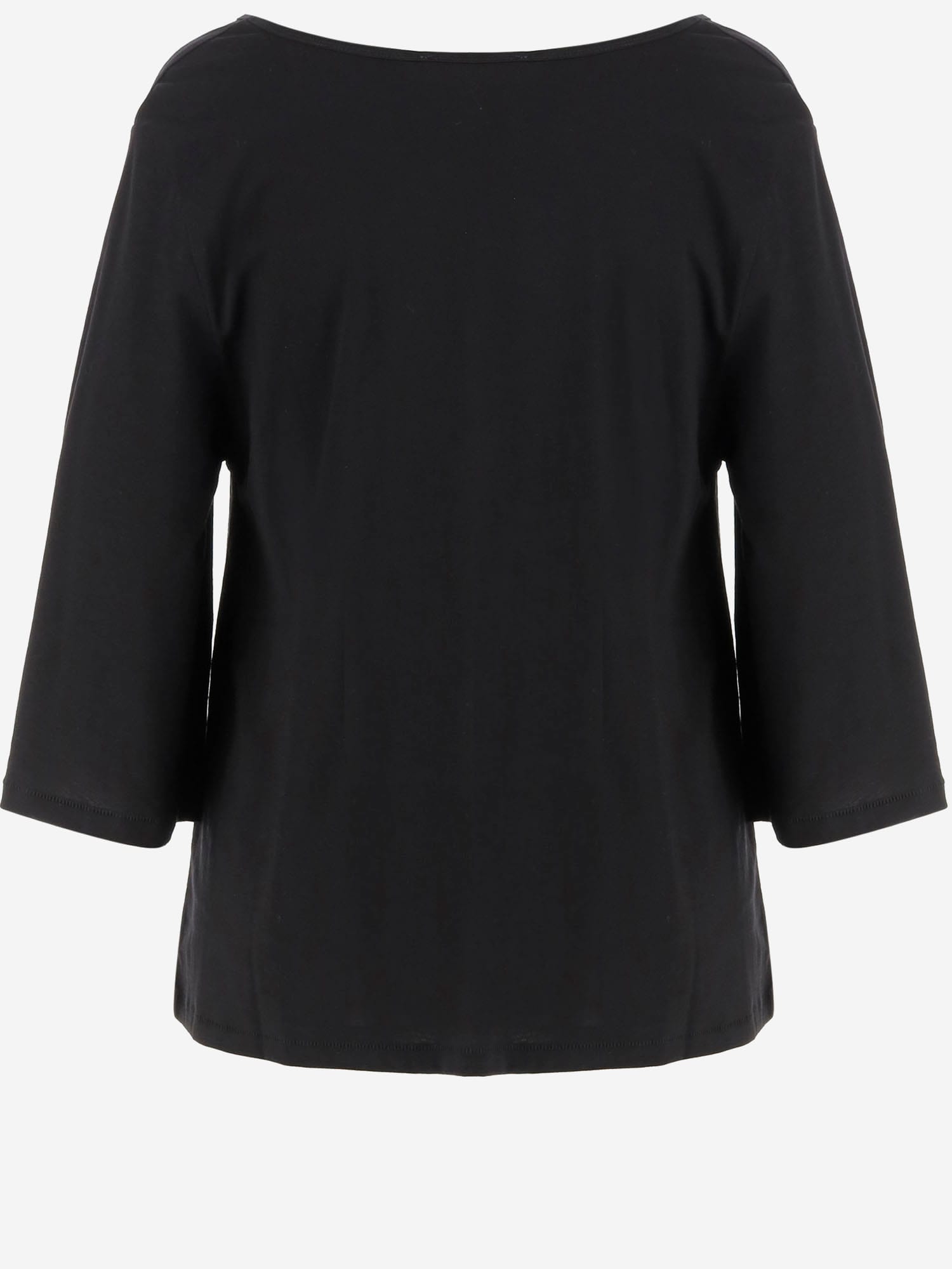 Shop By Malene Birger Bryar Organic Cotton T-shirt In Black