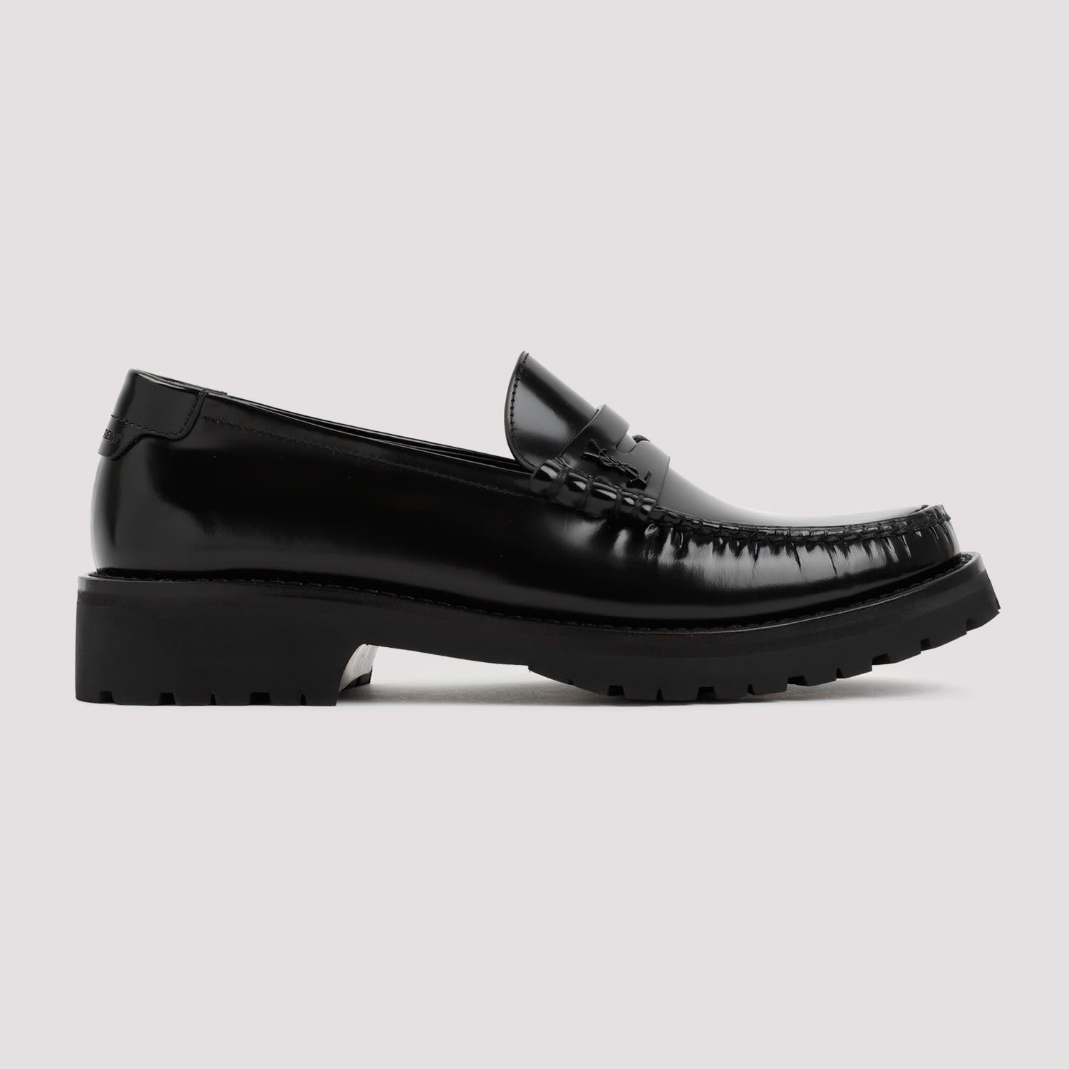Saint Laurent 15mm Le Loafer Leather Loafers In Black