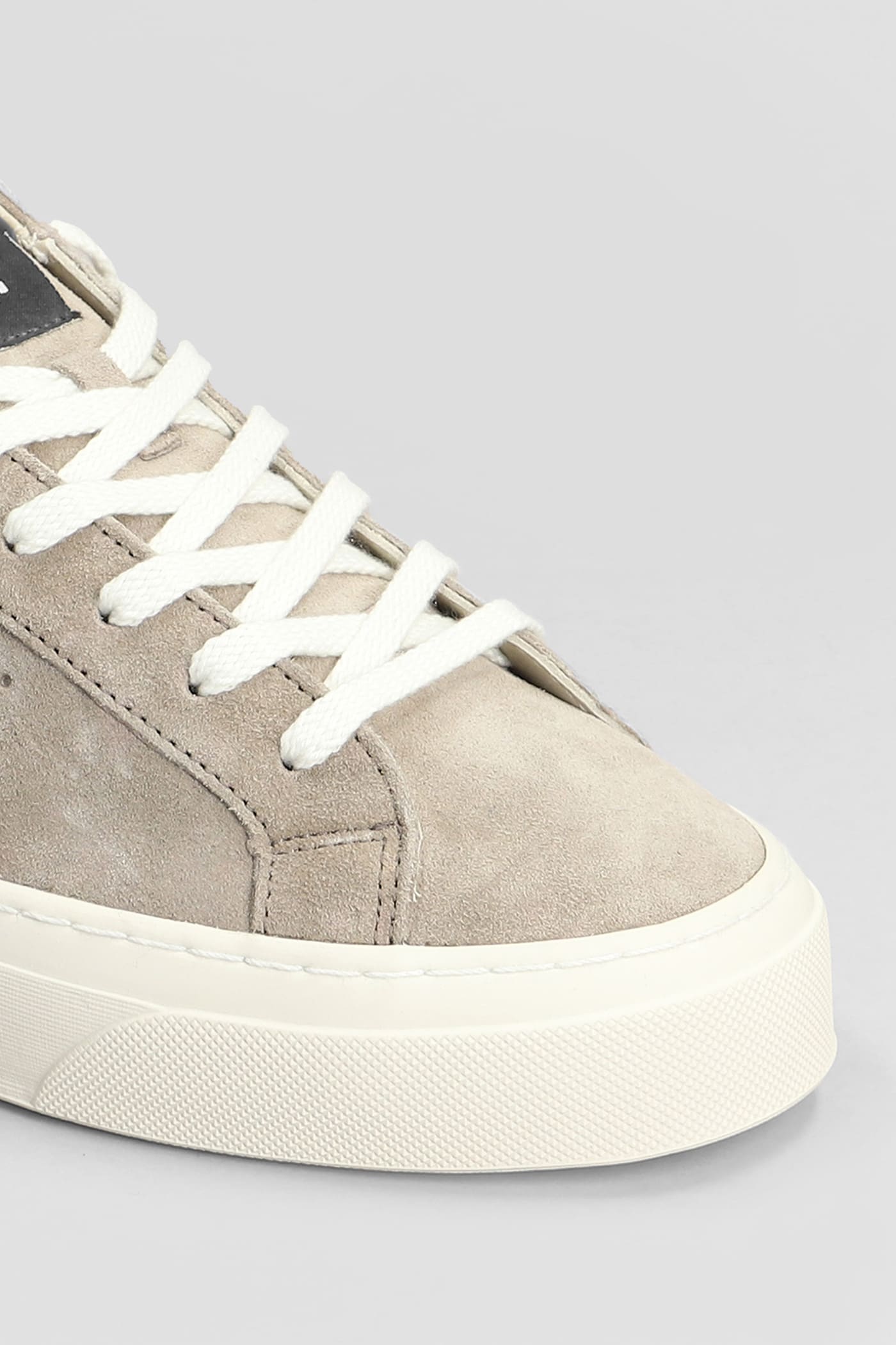 Shop Date Sonica Sneakers In Taupe Suede