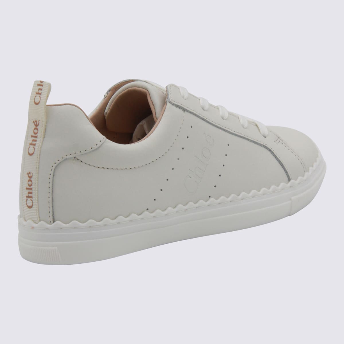 Chloé White Sneakers In White