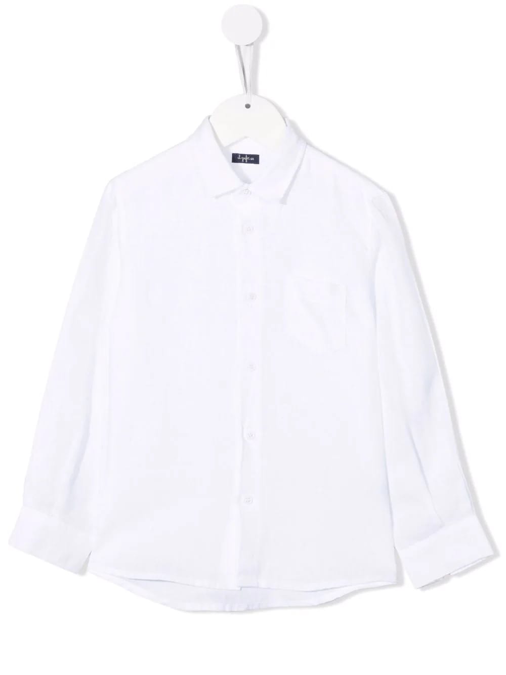 Il Gufo Kids White Linen Shirt