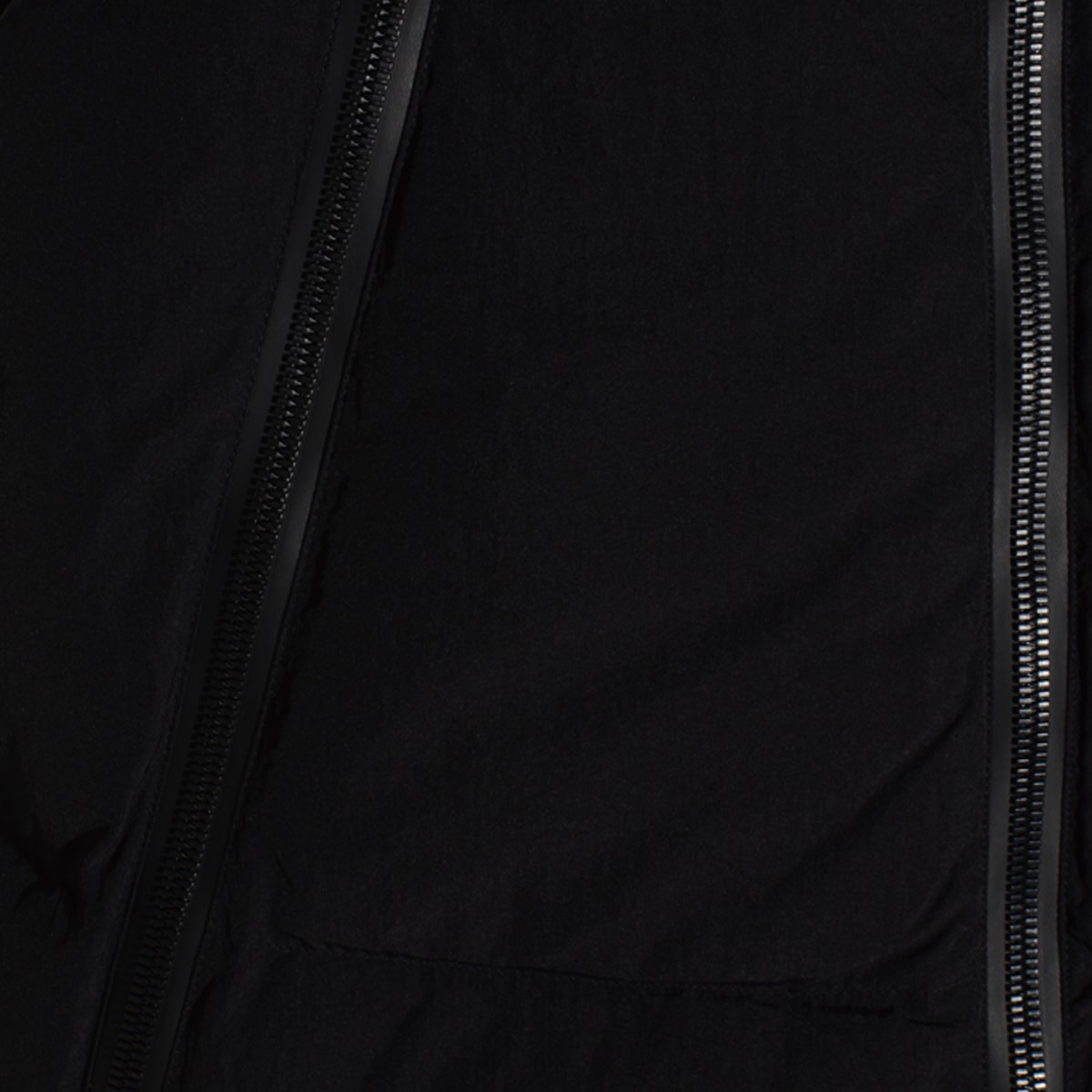 Jg1 Yves Salomon Black Padded Hooded Vest In Black