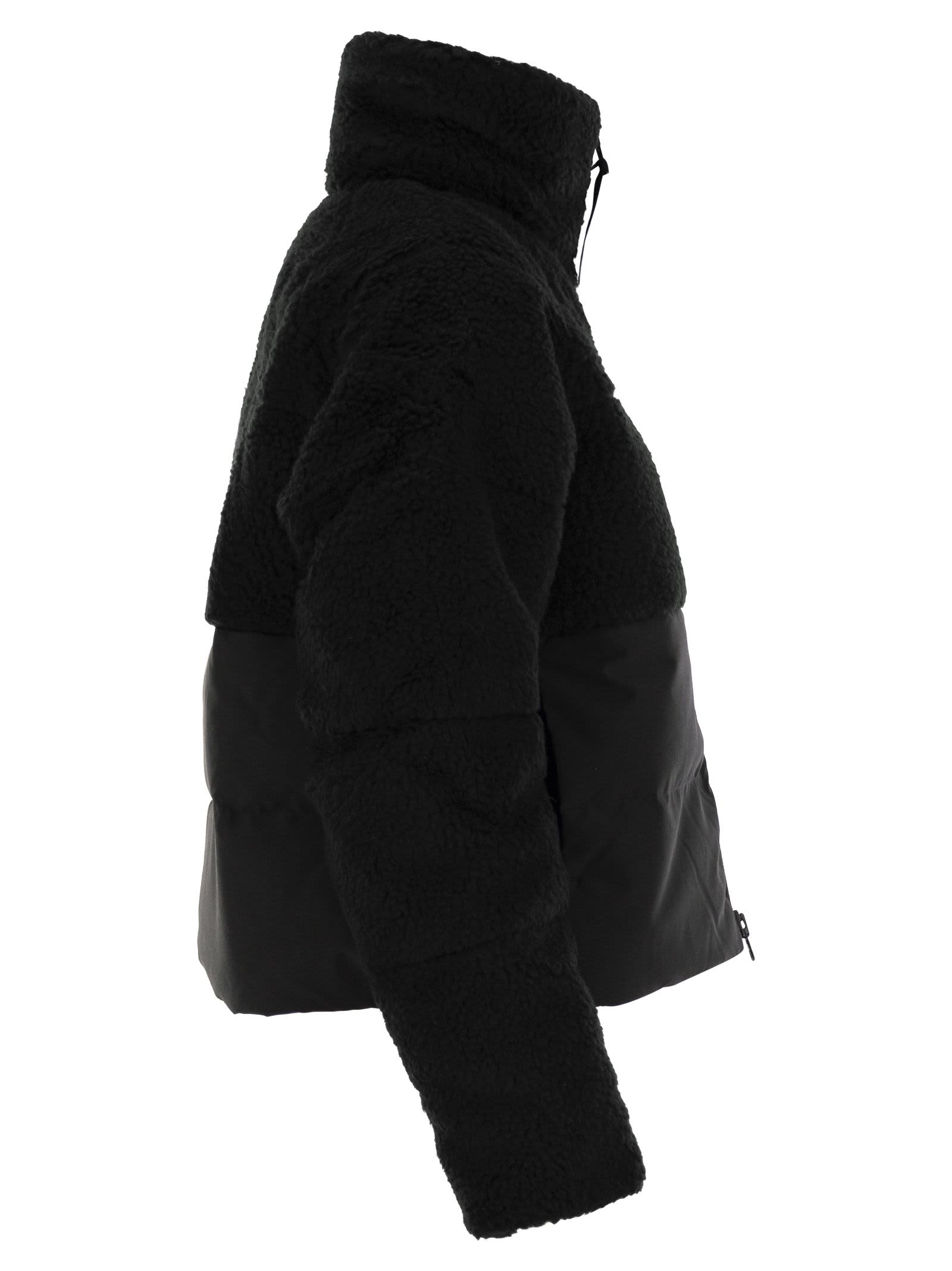 Shop Canada Goose Elora Puffer - Short Down Jacket In Black