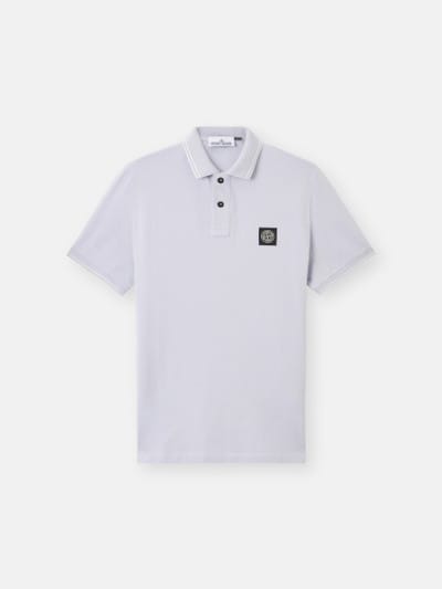 Stone Island Polo Ss In Gray