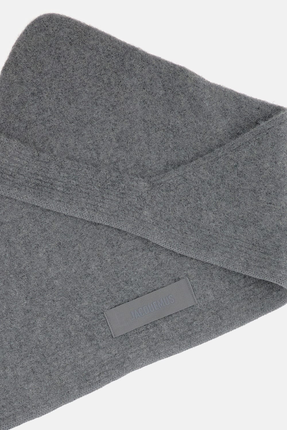 Jacquemus Le Chale Gros Grain In Gray