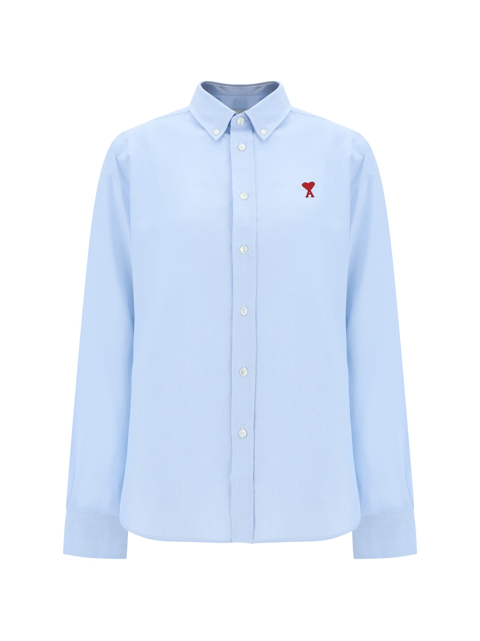 Ami Alexandre Mattiussi Ami Paris Shirts In Blue
