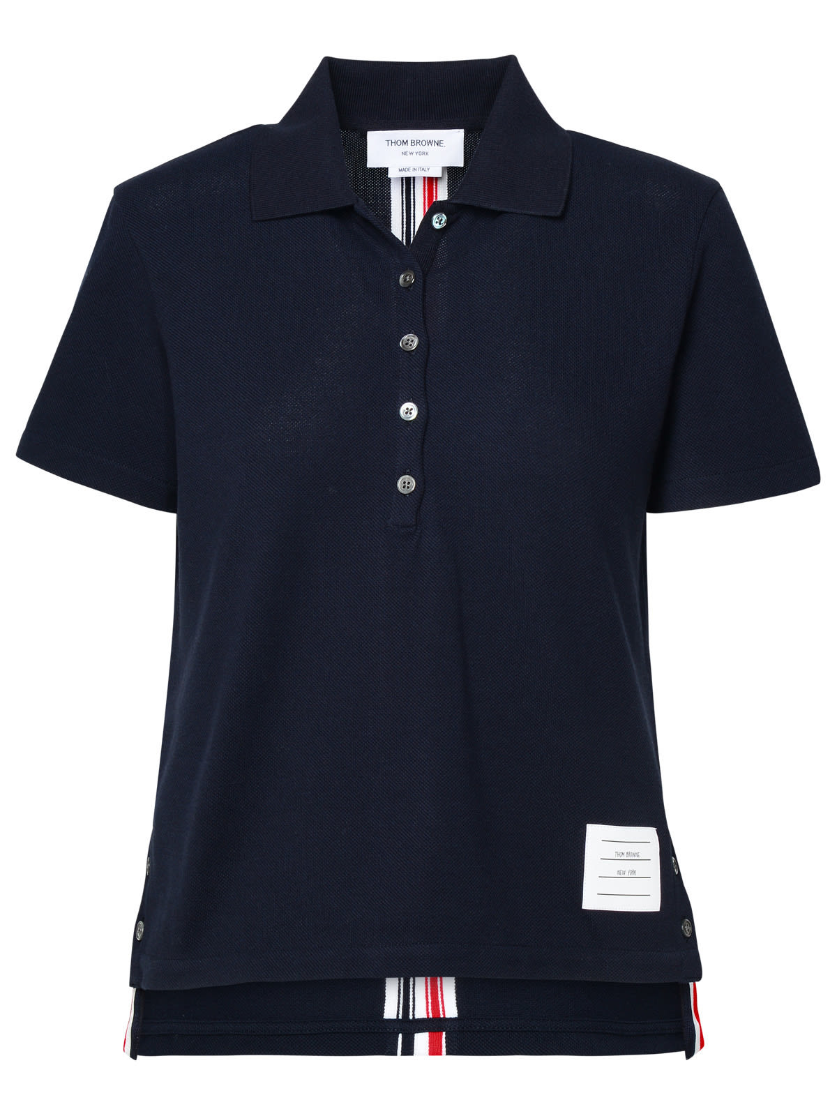 Navy Cotton Polo Shirt