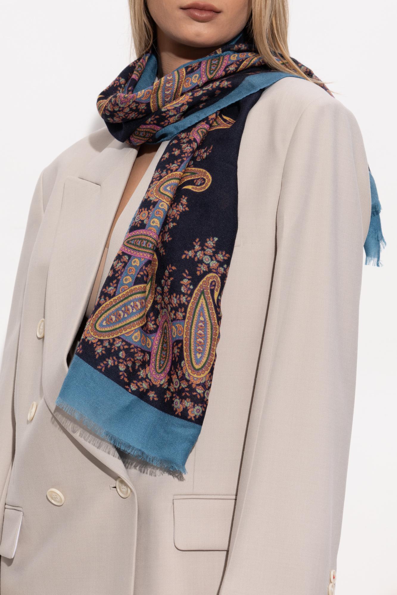 Etro Scarf With Decorative Pattern In Multi