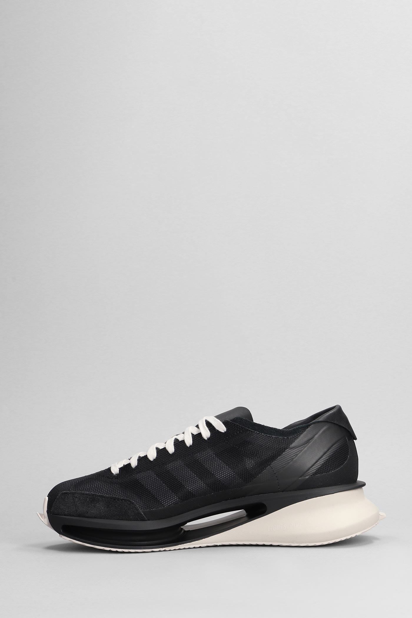 Shop Y-3 S Gendo Run Sneakers In Black Suede And Fabric