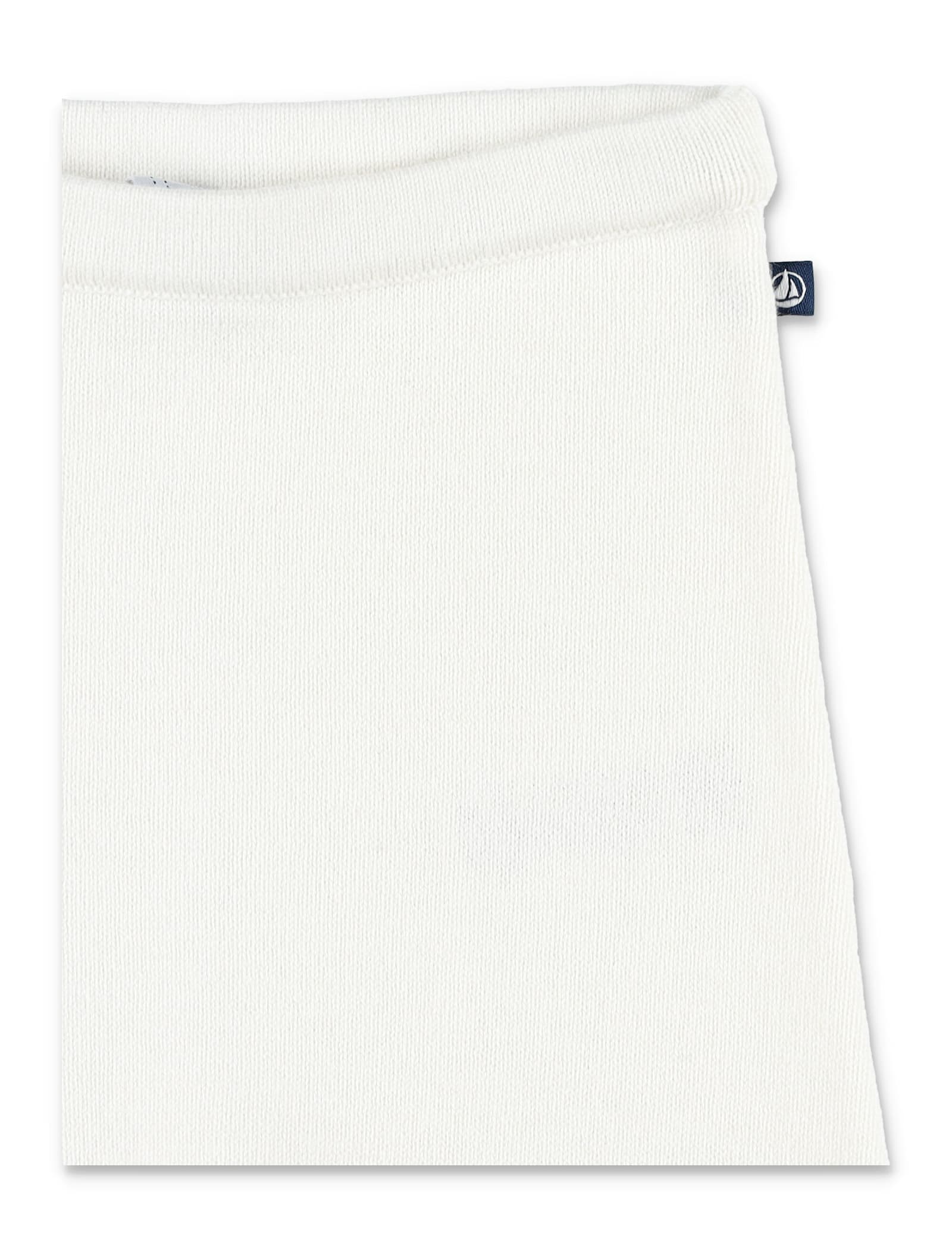 Petit Bateau Kid - Knitted Trousers With Feet In White