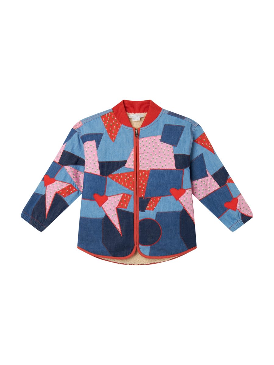 Shop Stella Mccartney Jacket Patch Colors In Multicolour