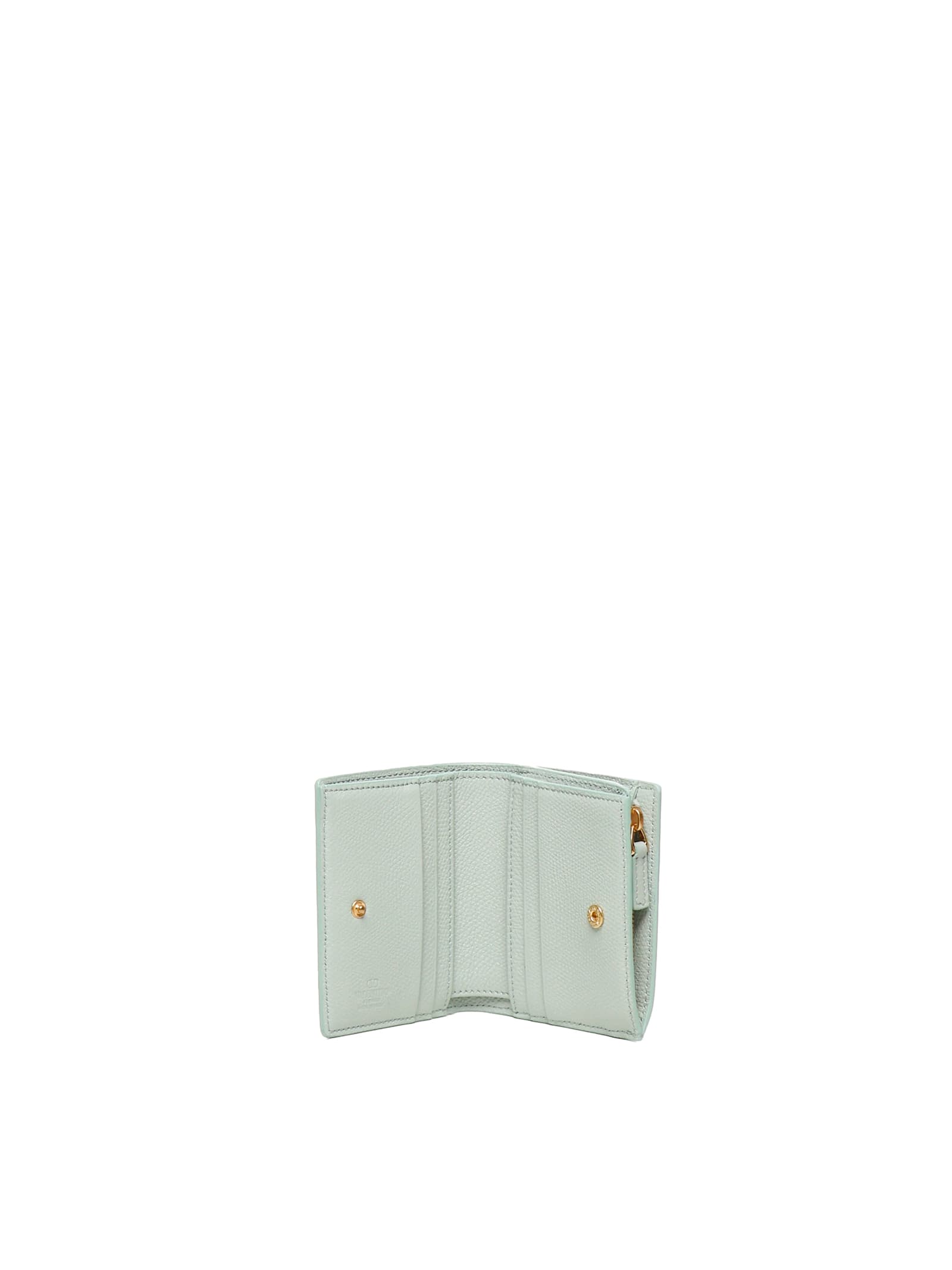Valentino Folding Wallet In Sky Grey
