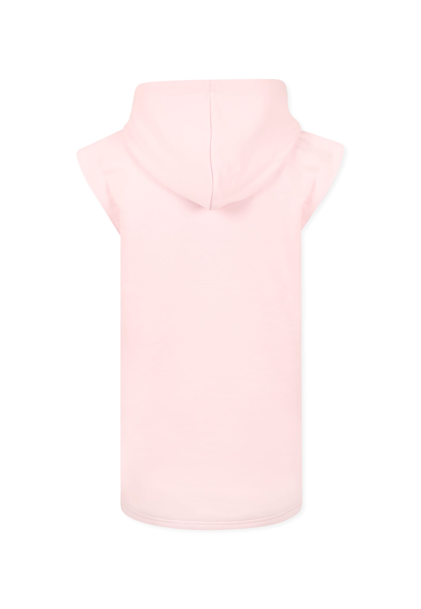 Marc Jacobs Pink Brushed Dress For Girl With Pouch In Pink