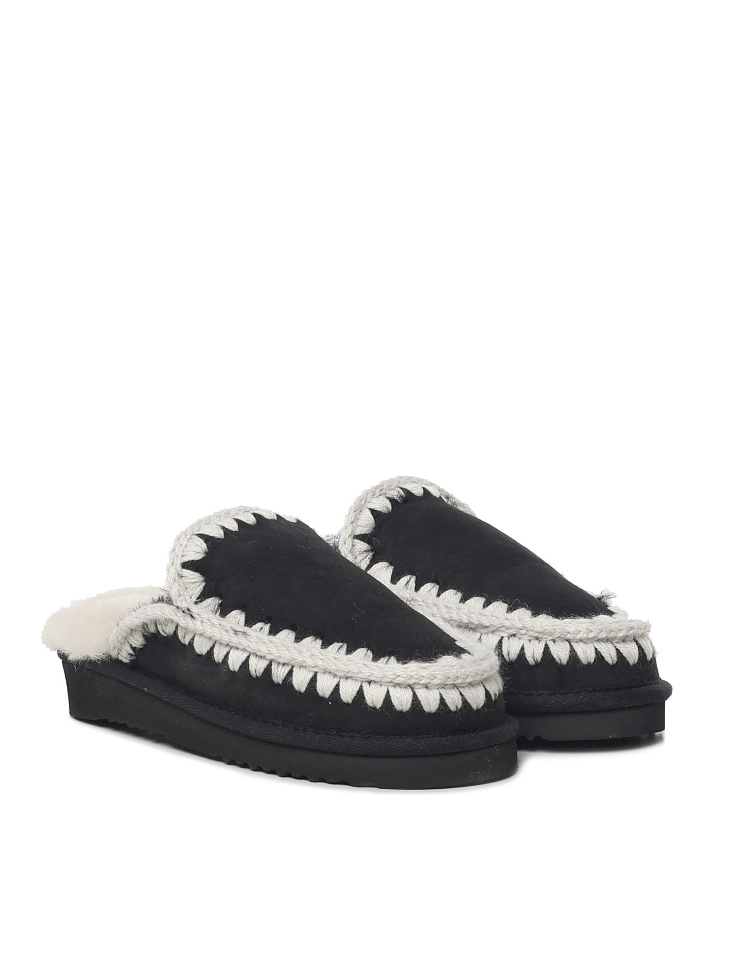 Mou Eskimo Slipper In Black