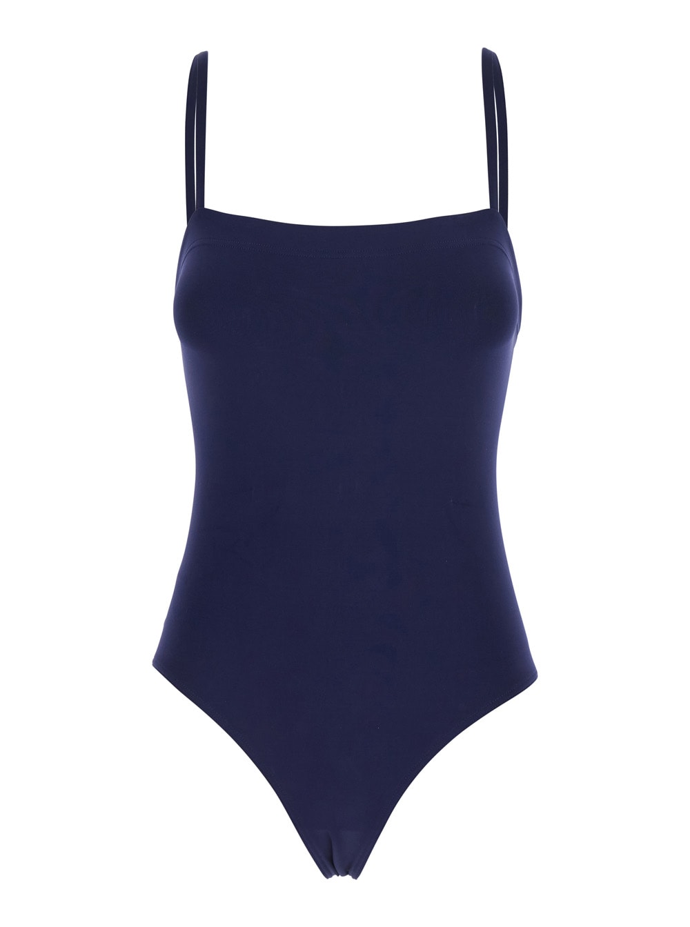 Eres Acquarelle Blue One-piece Swimsuit With Back Neckline In Tech Fabric Woman