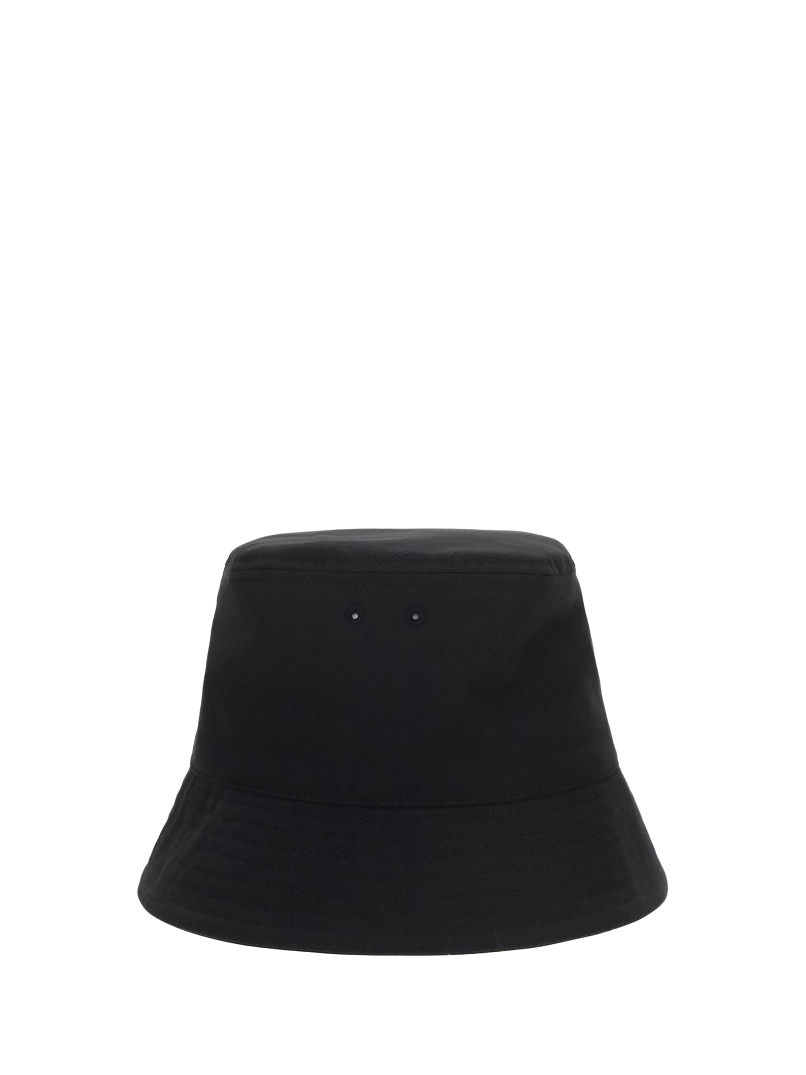 Shop Valentino Garavani Vltn Bucket Hat In Nerobianco