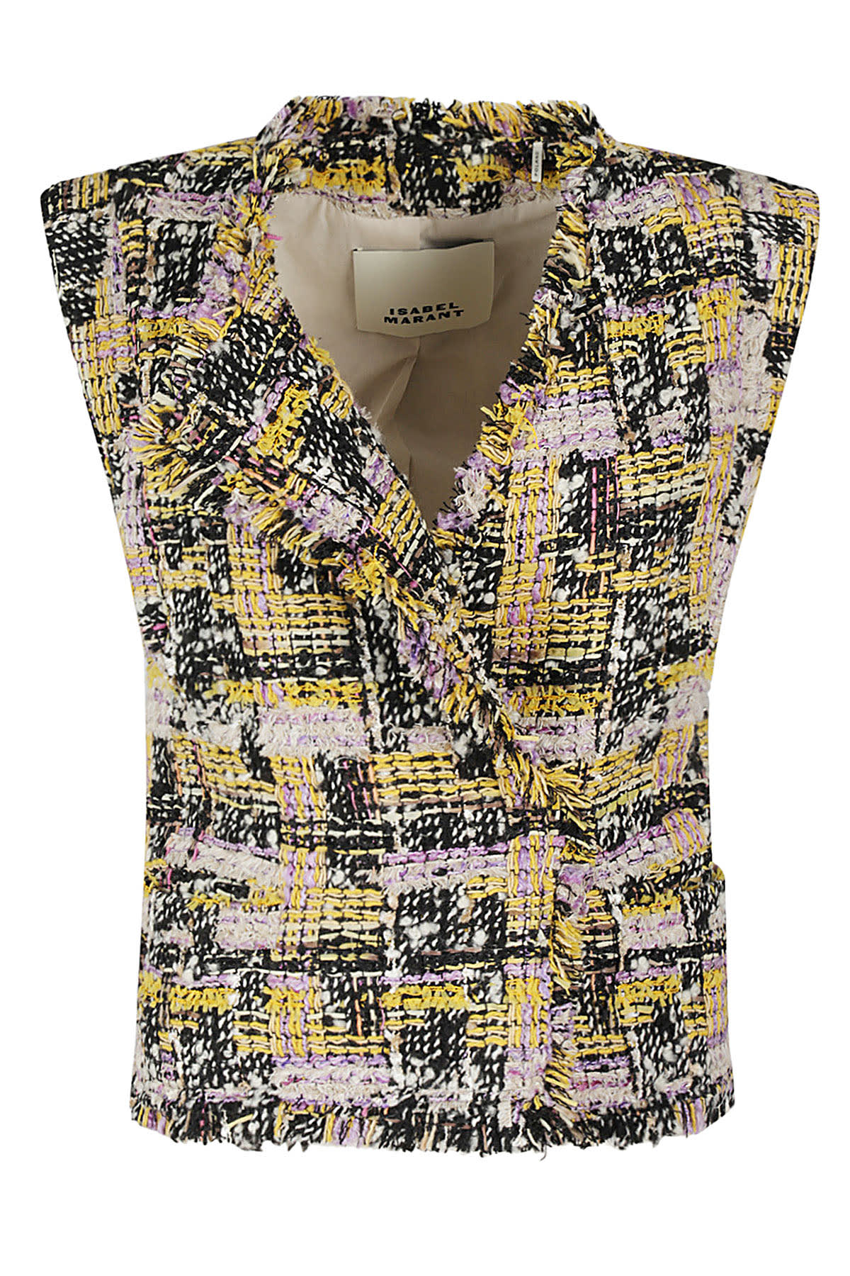 Shop Isabel Marant Djiroy In Lilac Yellow Lcyw
