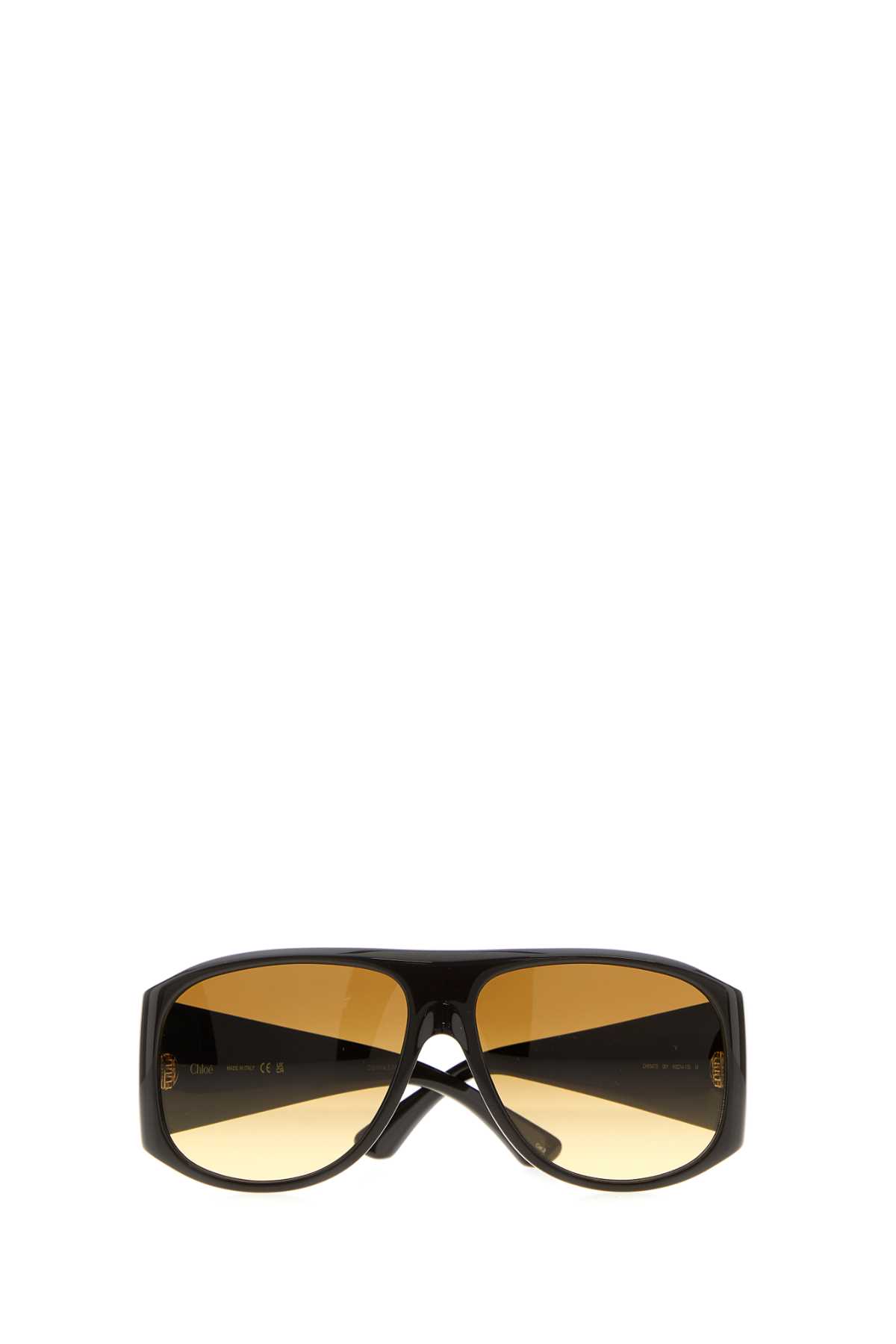 Chloé Oversized Acetate Sunglasses Tinted Lenses In Black