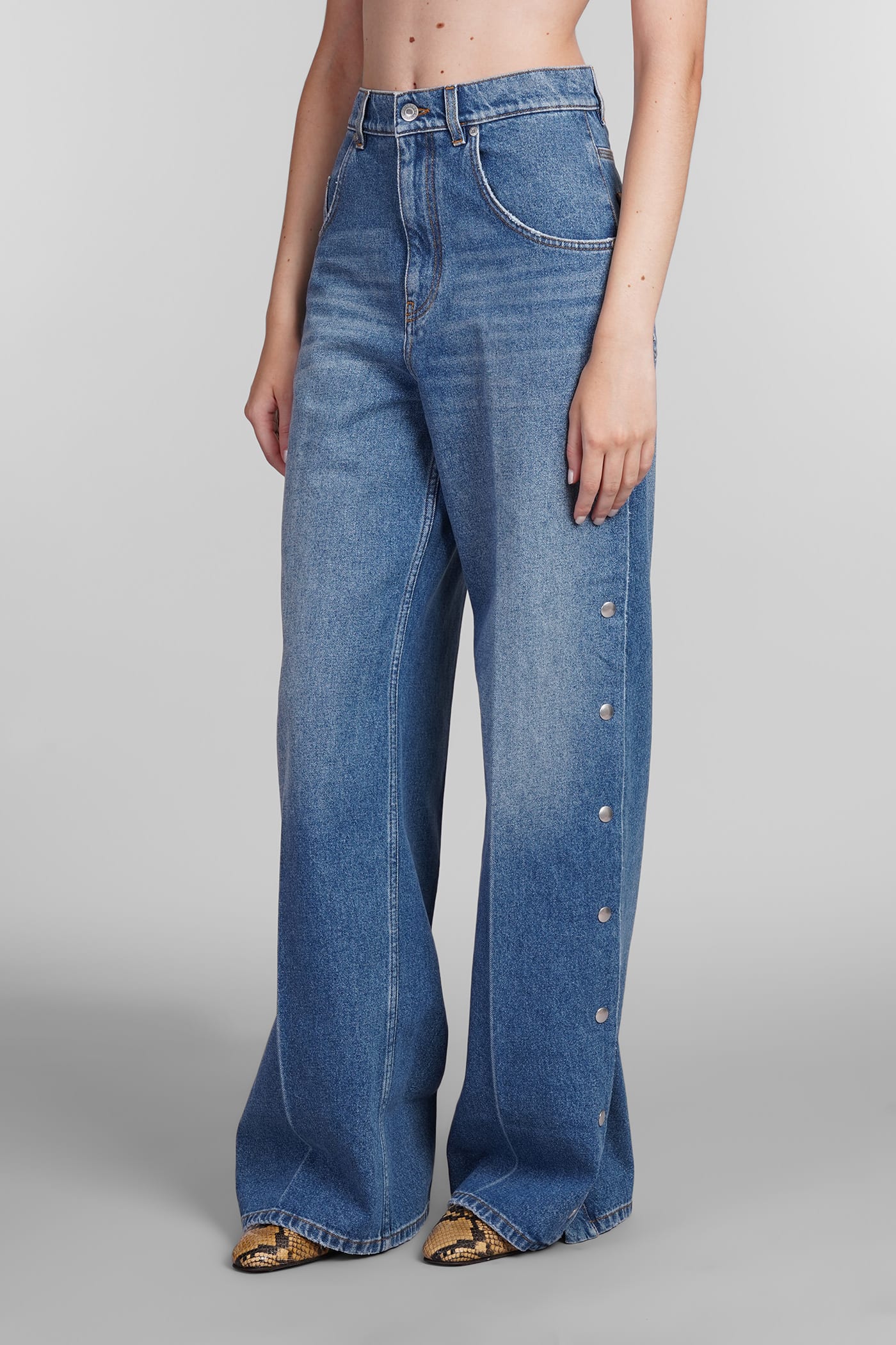 Shop Stella Mccartney Jeans In Blue Denim