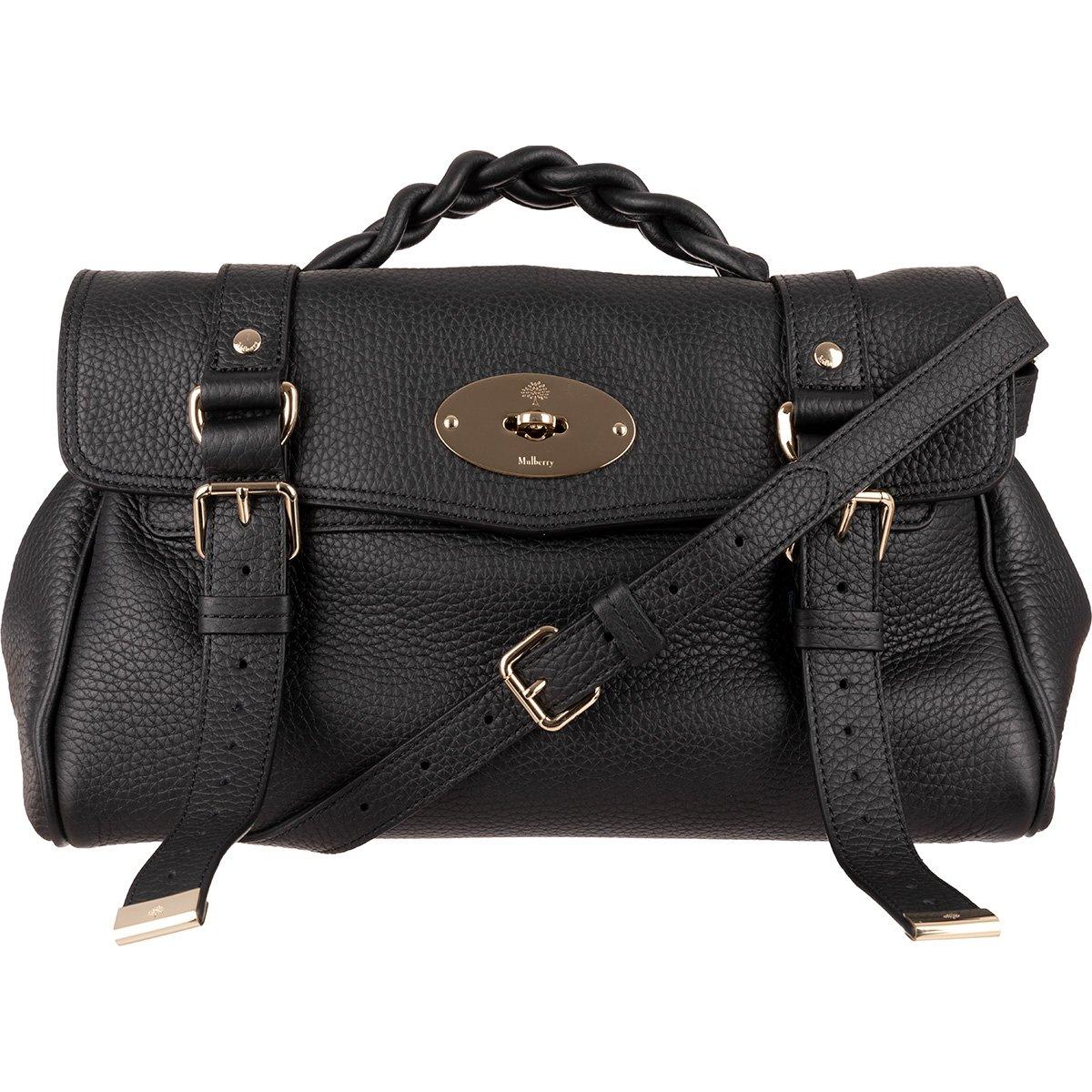 Shop Mulberry Alexa Medium Tote Bag In Black