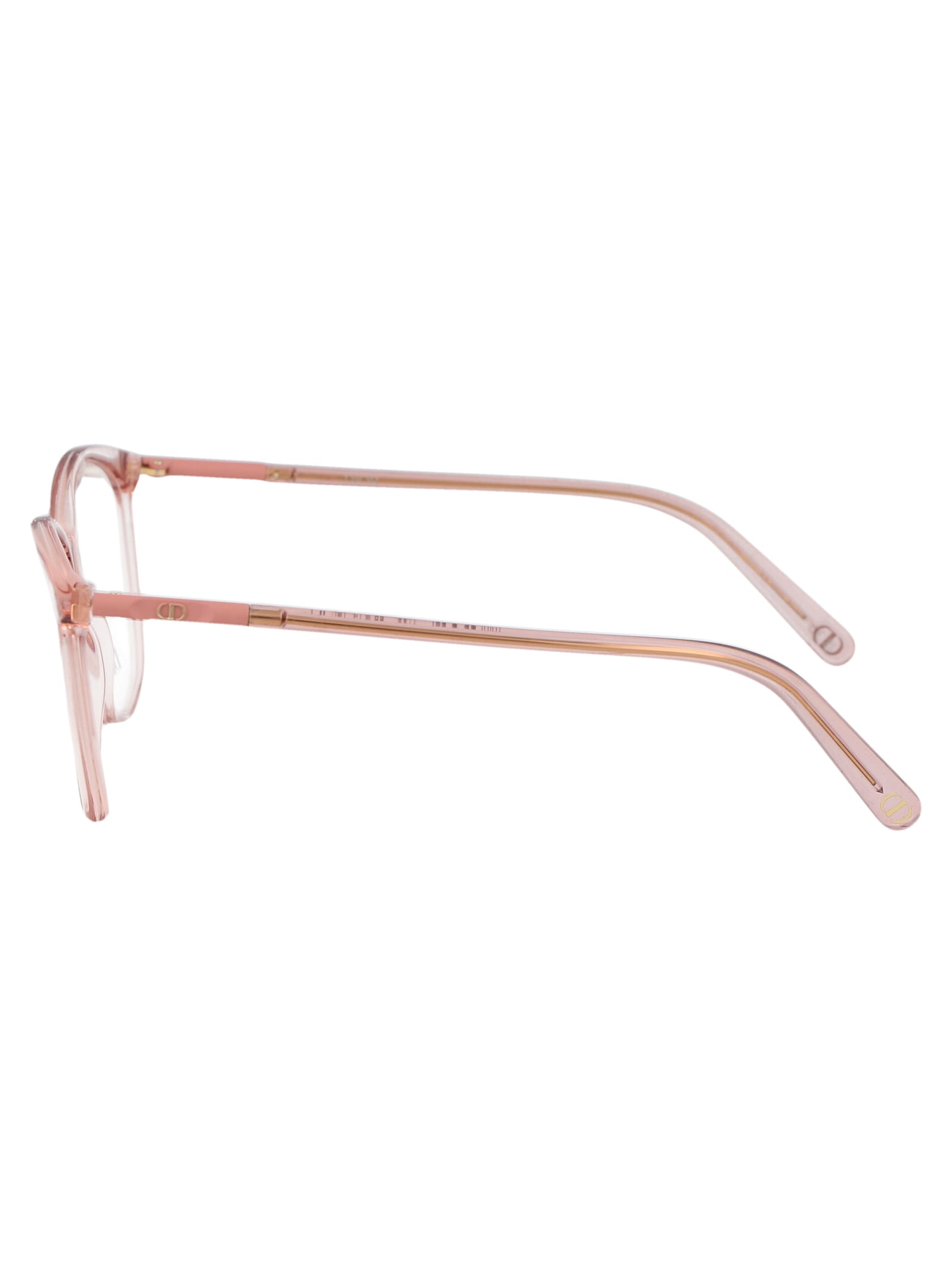 Shop Dior Mini Cd O B5i Glasses In 4100 Pink /other