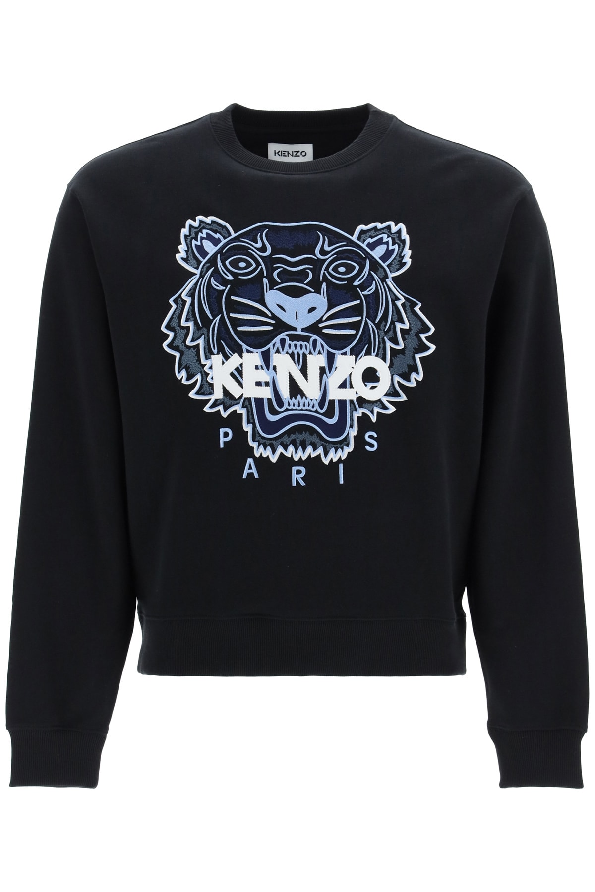 KENZO SWEATSHIRT WITH TIGER EMBROIDERY,11732321