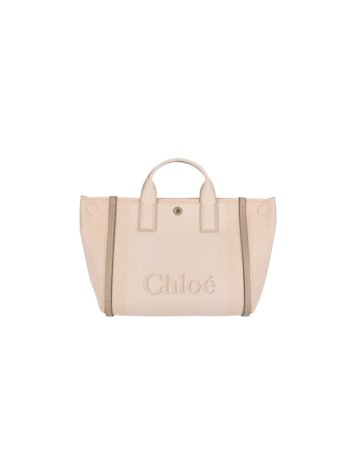 Chloé Carry Tote Bag In White