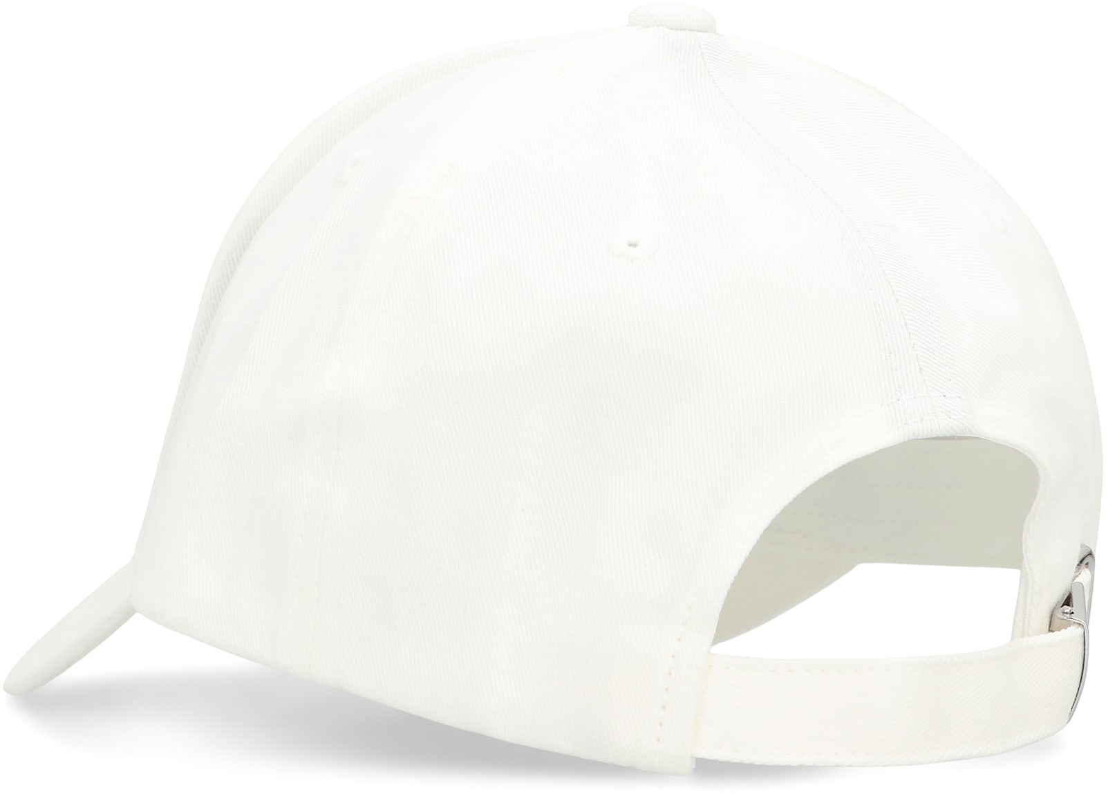 Hugo Boss Logo Embroidered Cap Curved Brim In White