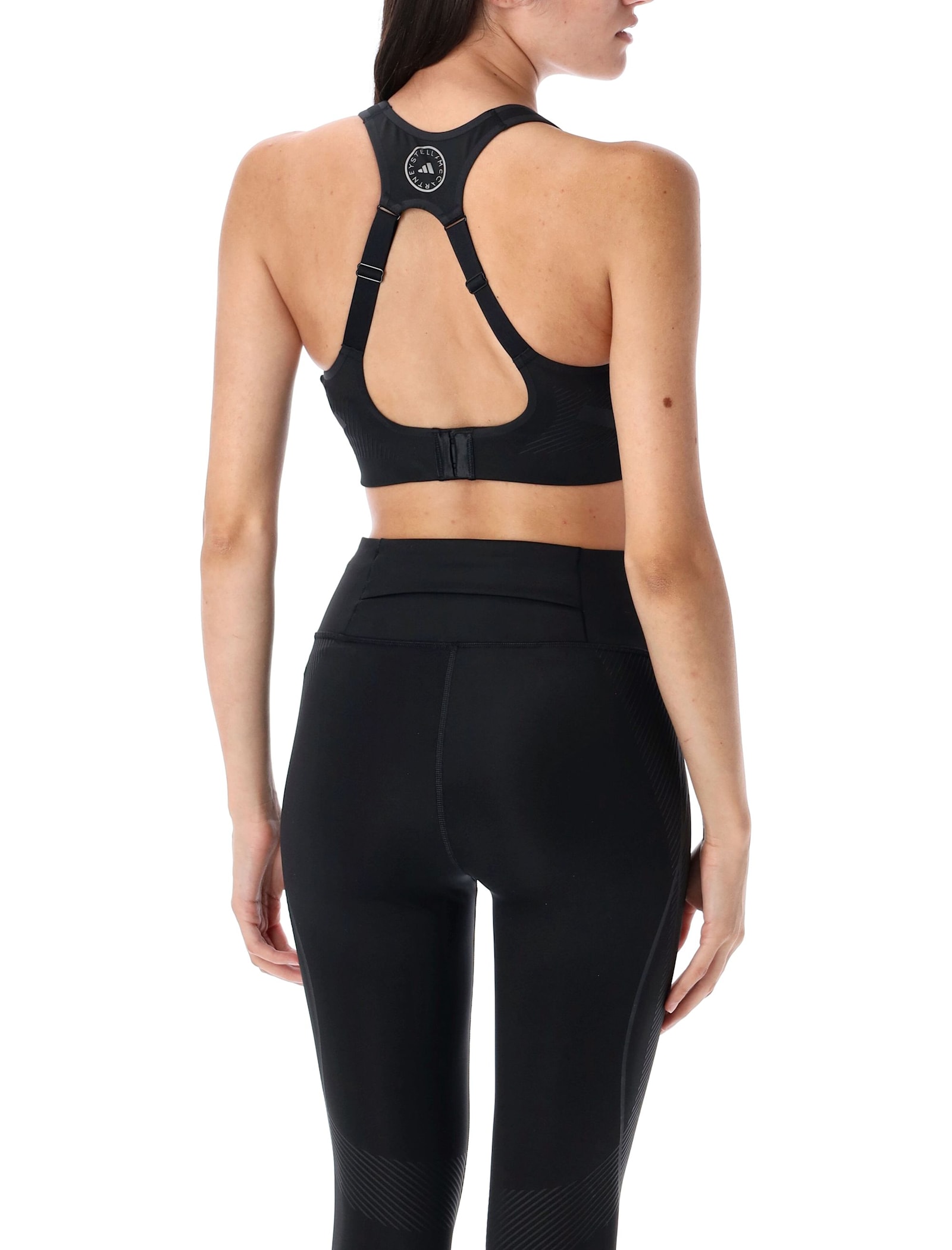 Adidas By Stella Mccartney Truepace High Support Sports Bra In Black