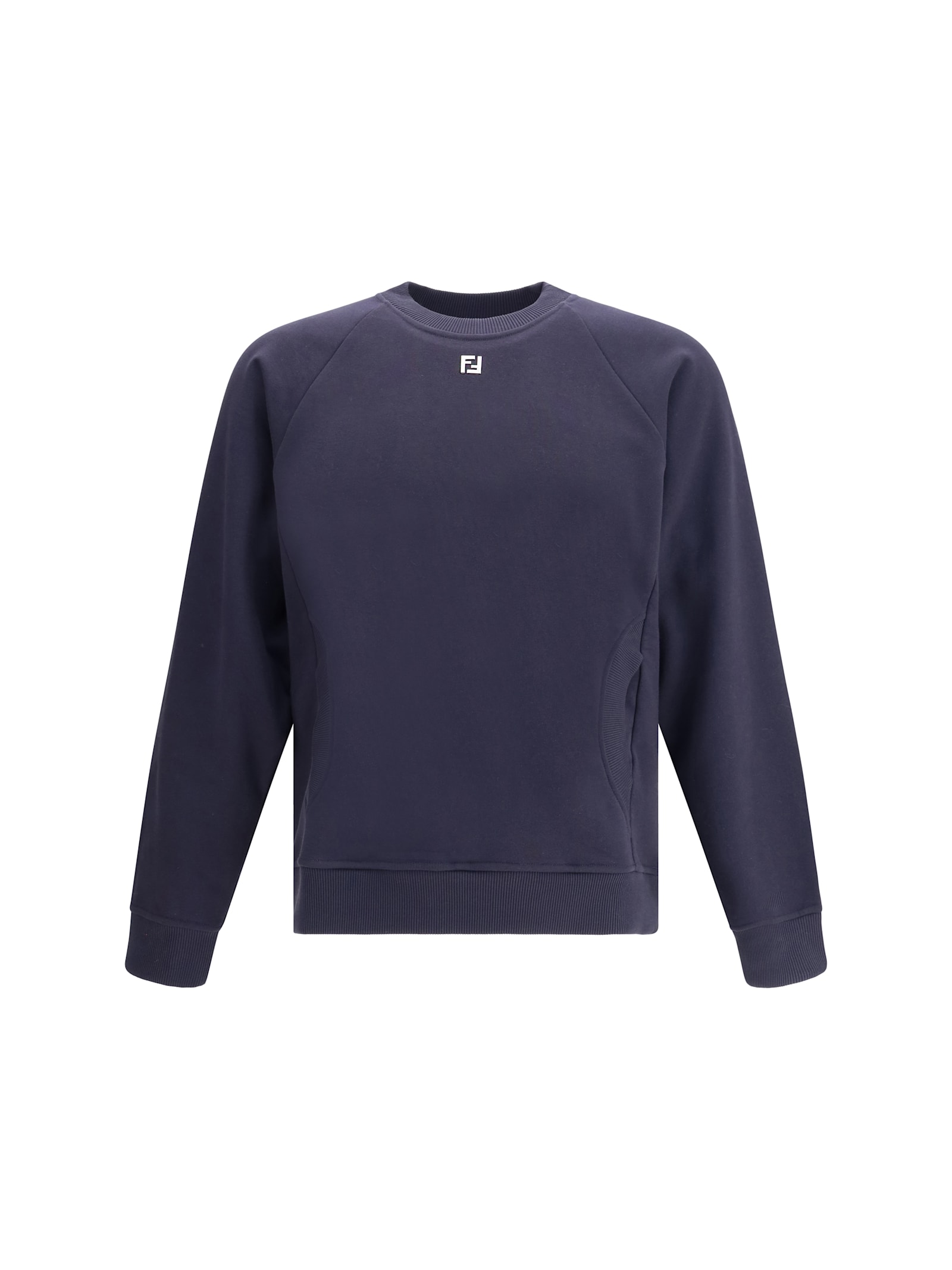 Fendi Jersey Sweatshirt In Blue