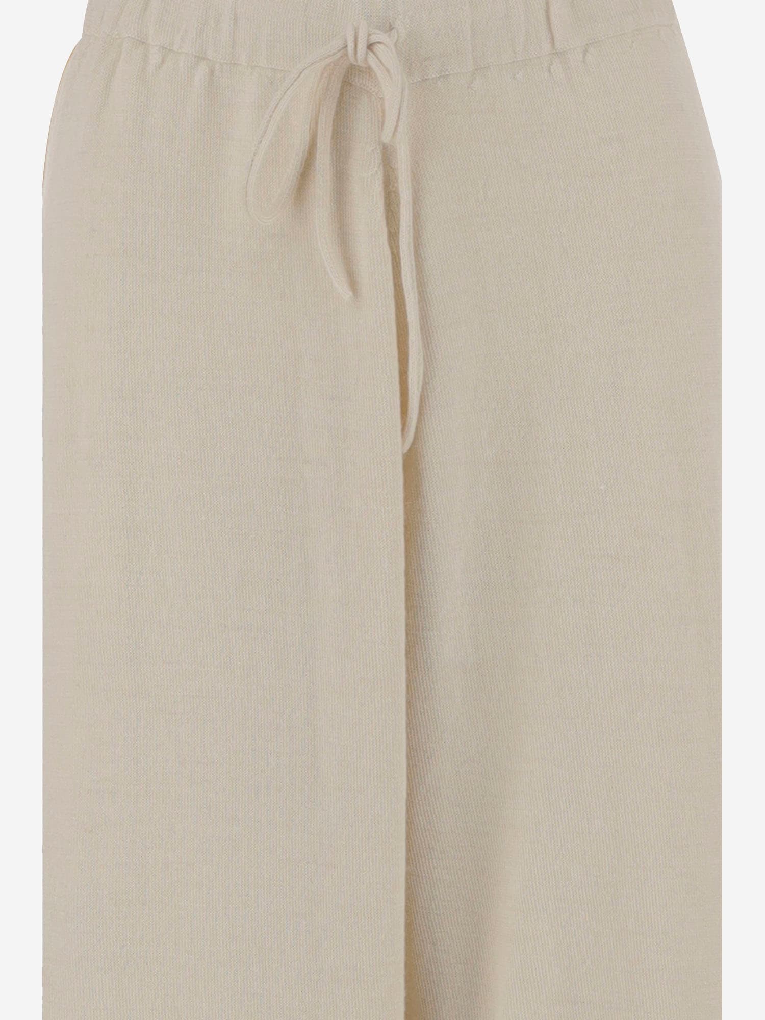 Lauren Manoogian Drawstring Casual Pants In Ivory