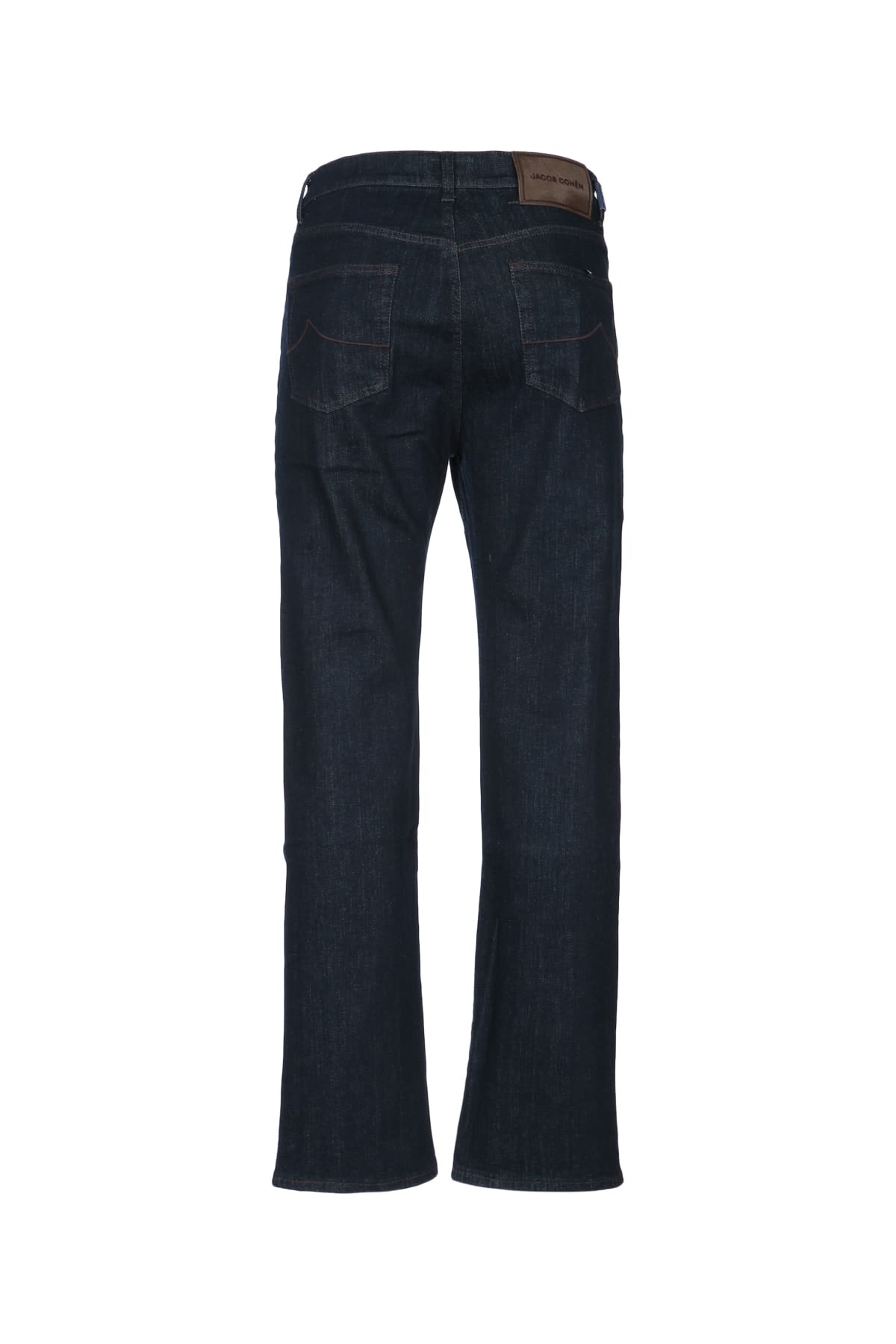 Jacob Cohen Five-pocket Denim Trousers Featuring Belt Loops In Blue