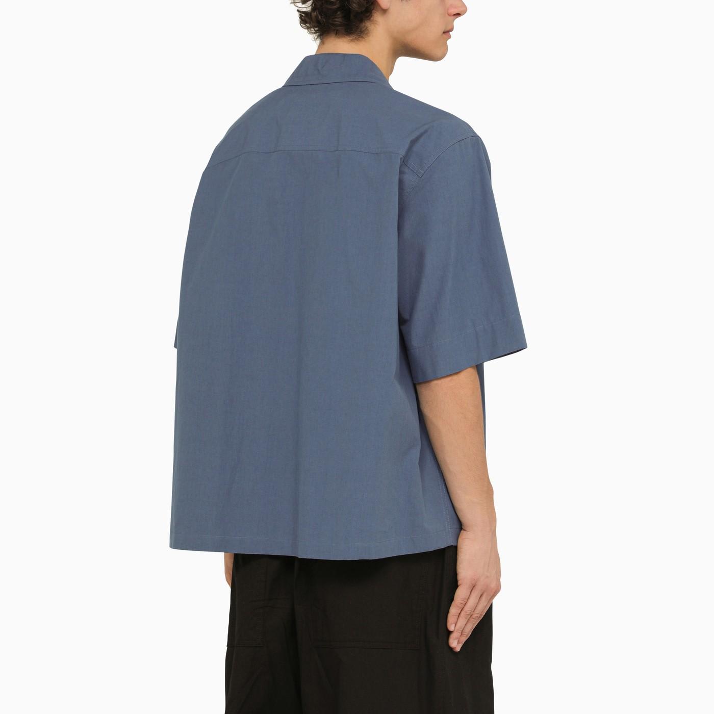 Shop Jil Sander Short-sleeve Shirt J+ French Blue