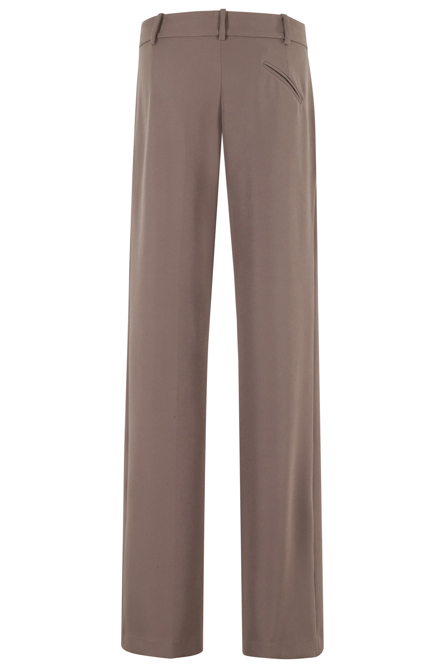 Federica Tosi Pleated-front Trousers In Brown