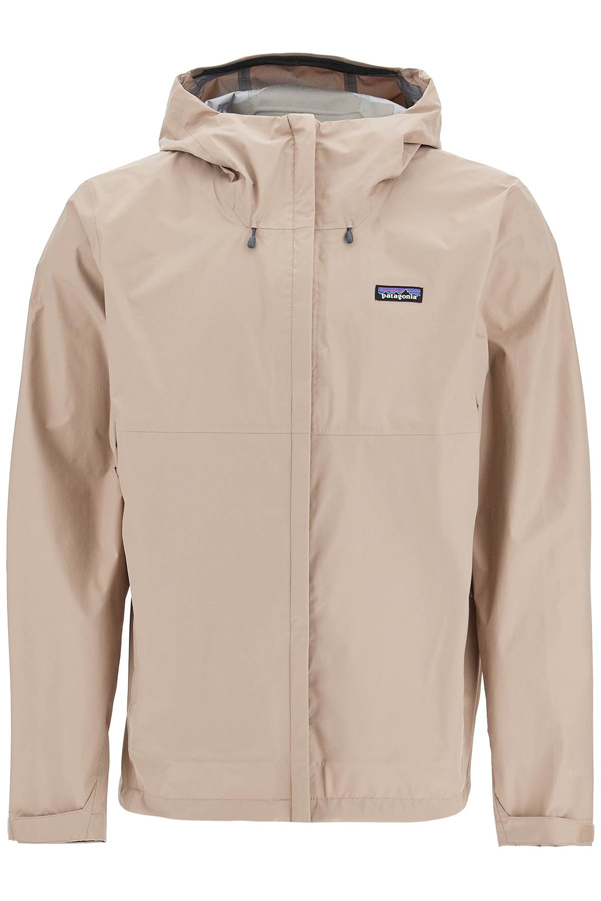 Shop Patagonia Torrentshell 3l Rain In Seabird Grey (beige)