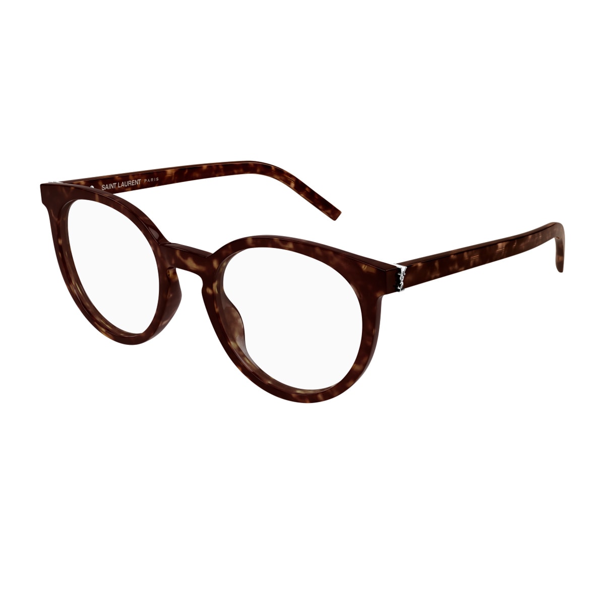 Saint Laurent Sl M147 Linea Monogram 002 Havana Glasses In Brown