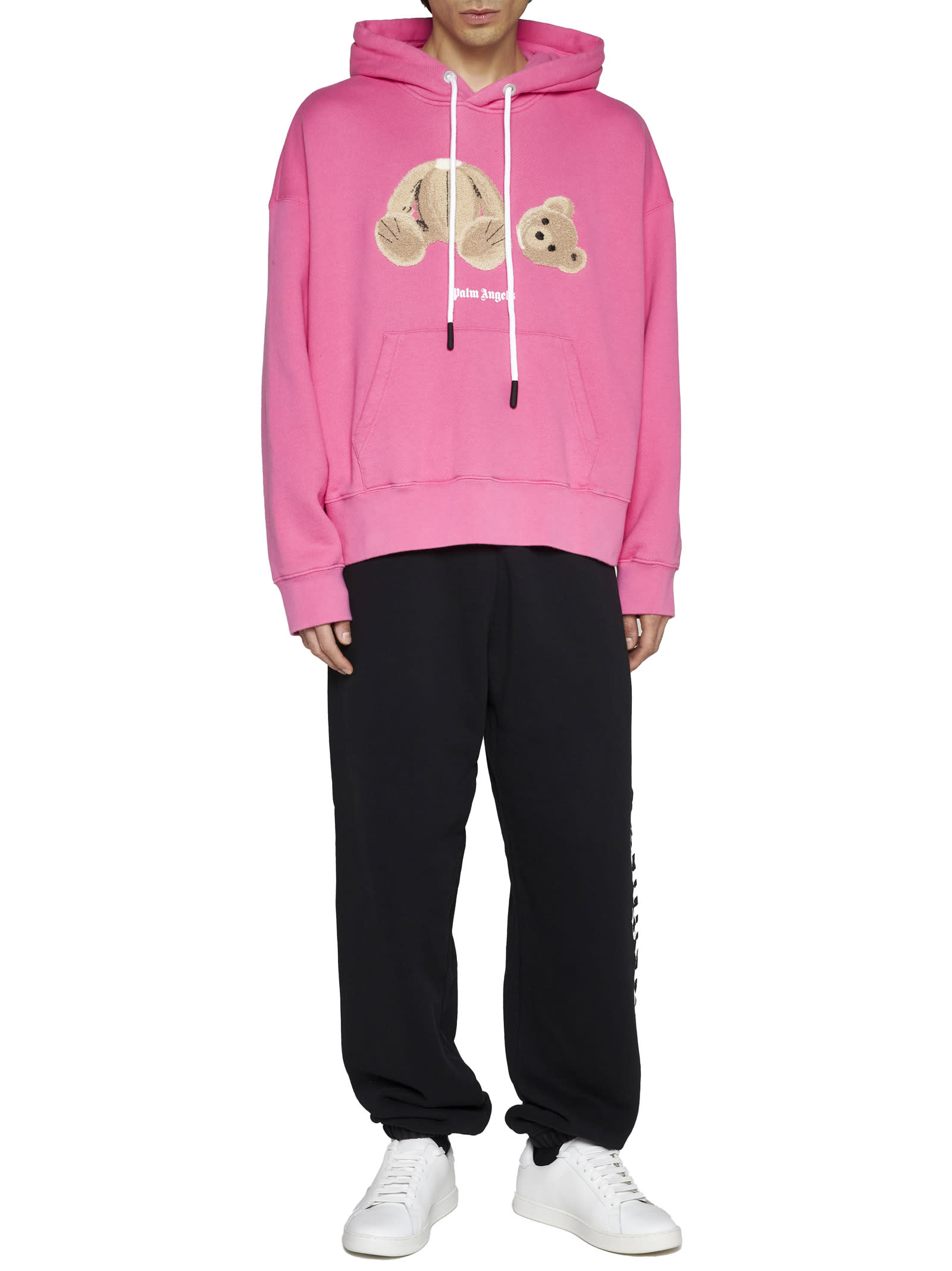 Palm Angels Jersey Sweatpants In Black