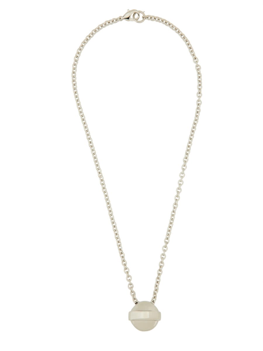 Fiorucci Lollipop Necklace In Silver