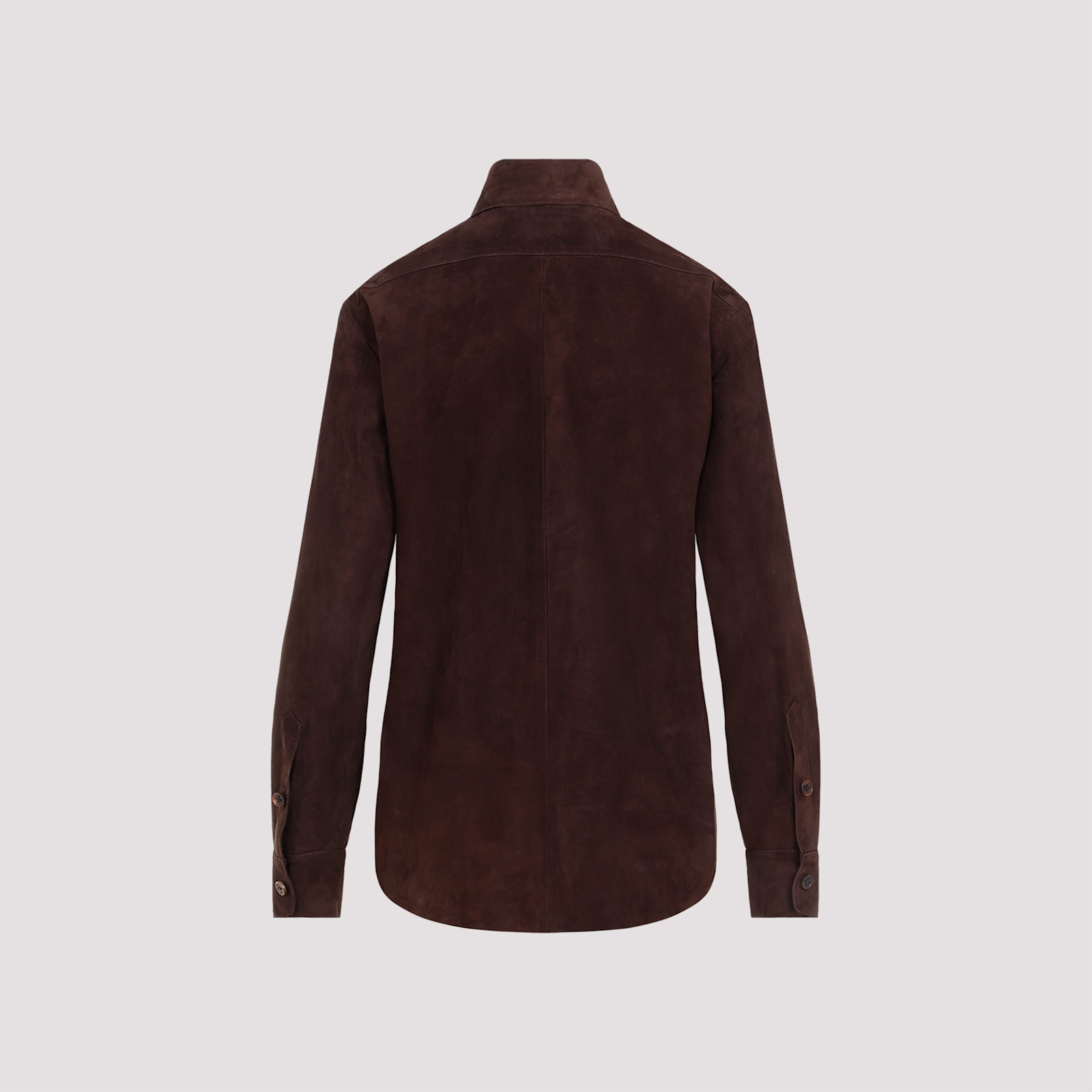 Shop Ralph Lauren Tyler Ls Shirt In Mocha