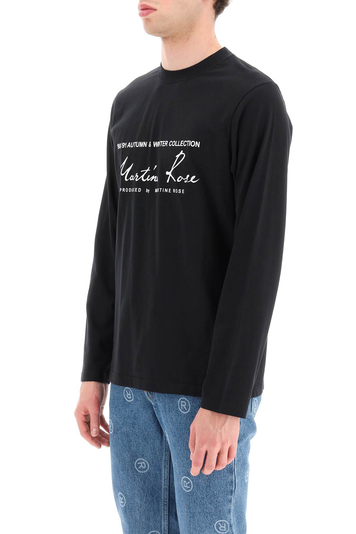 Martine Rose Crewneck Sweatshirt with Logo Print