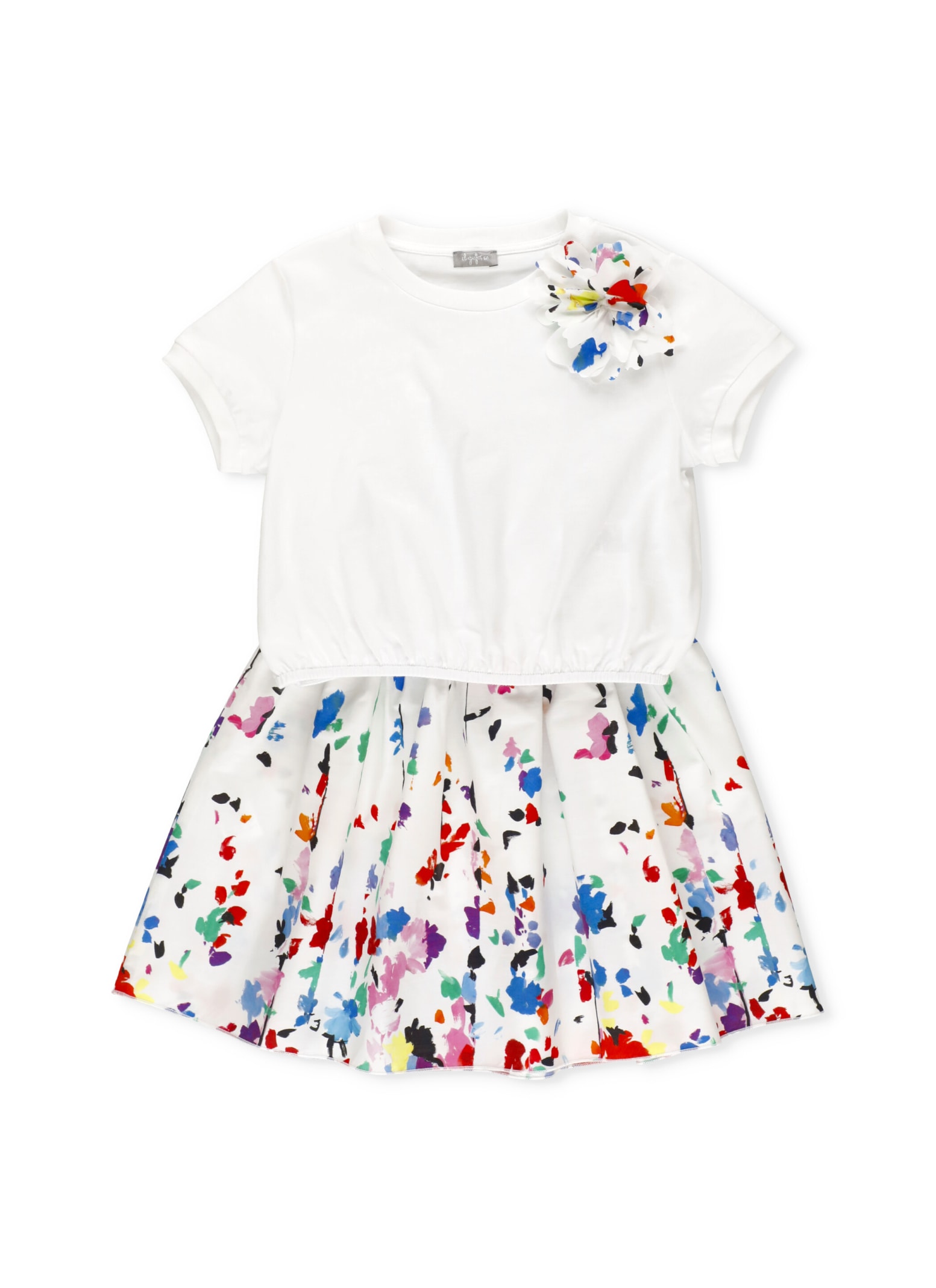 Il Gufo Two Pieces T-shirt And Skirt Set