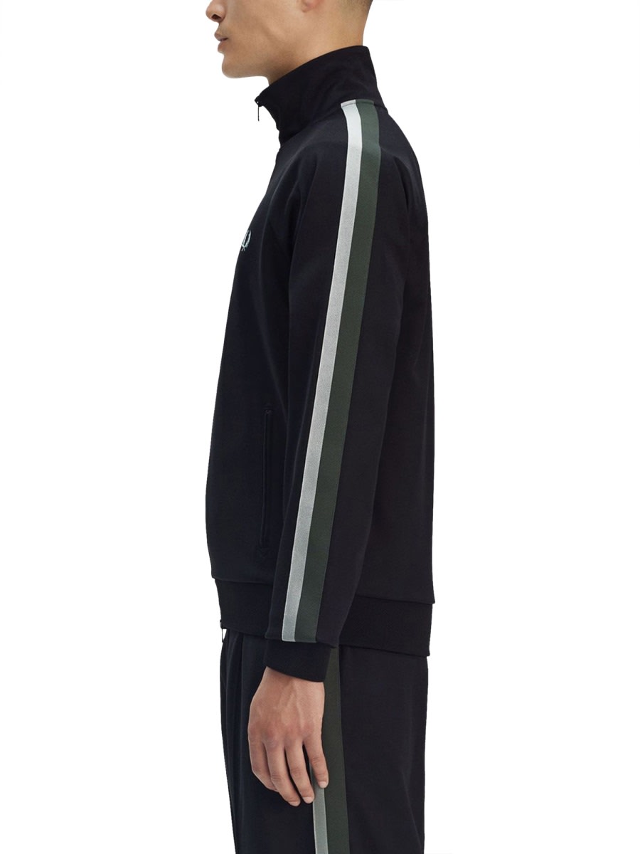 Fred Perry Sports Jacket In Black