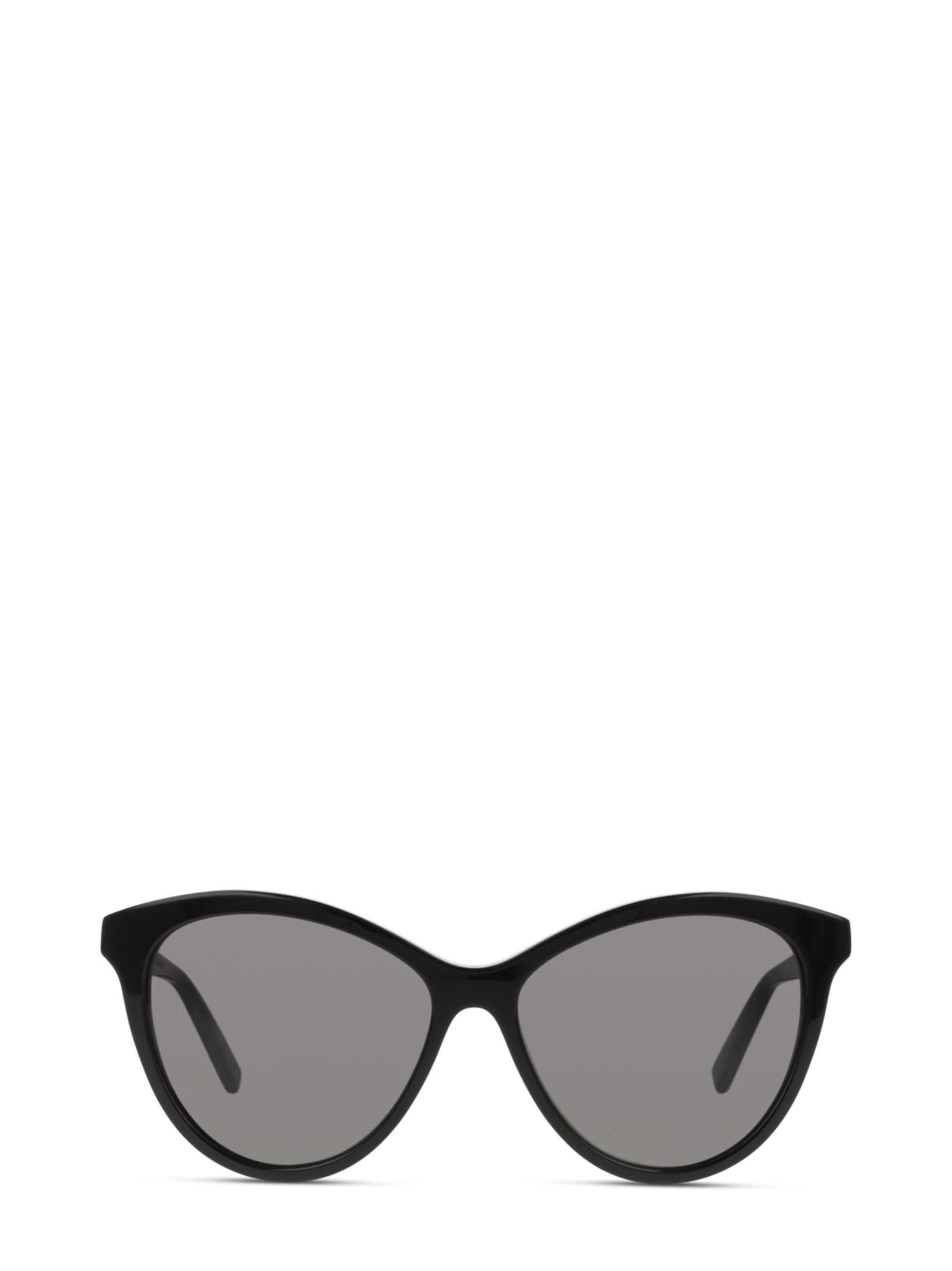 Shop Saint Laurent Sl 456 Black Sunglasses