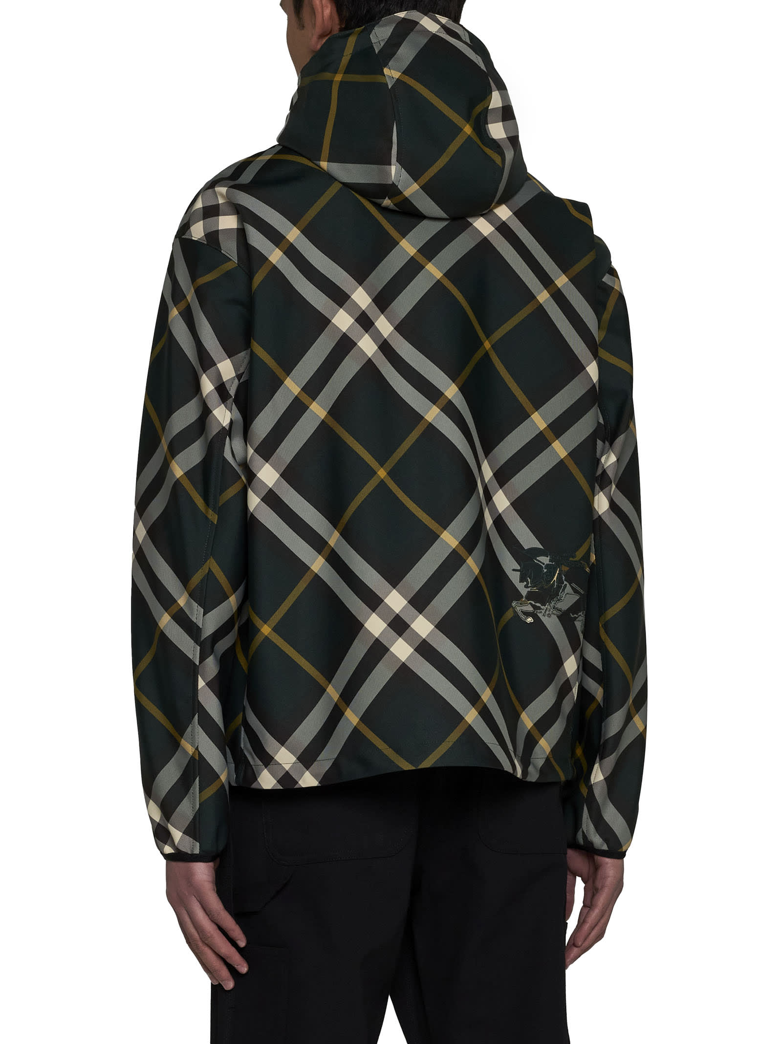 Shop Burberry Jacket In Ivy Ip Check
