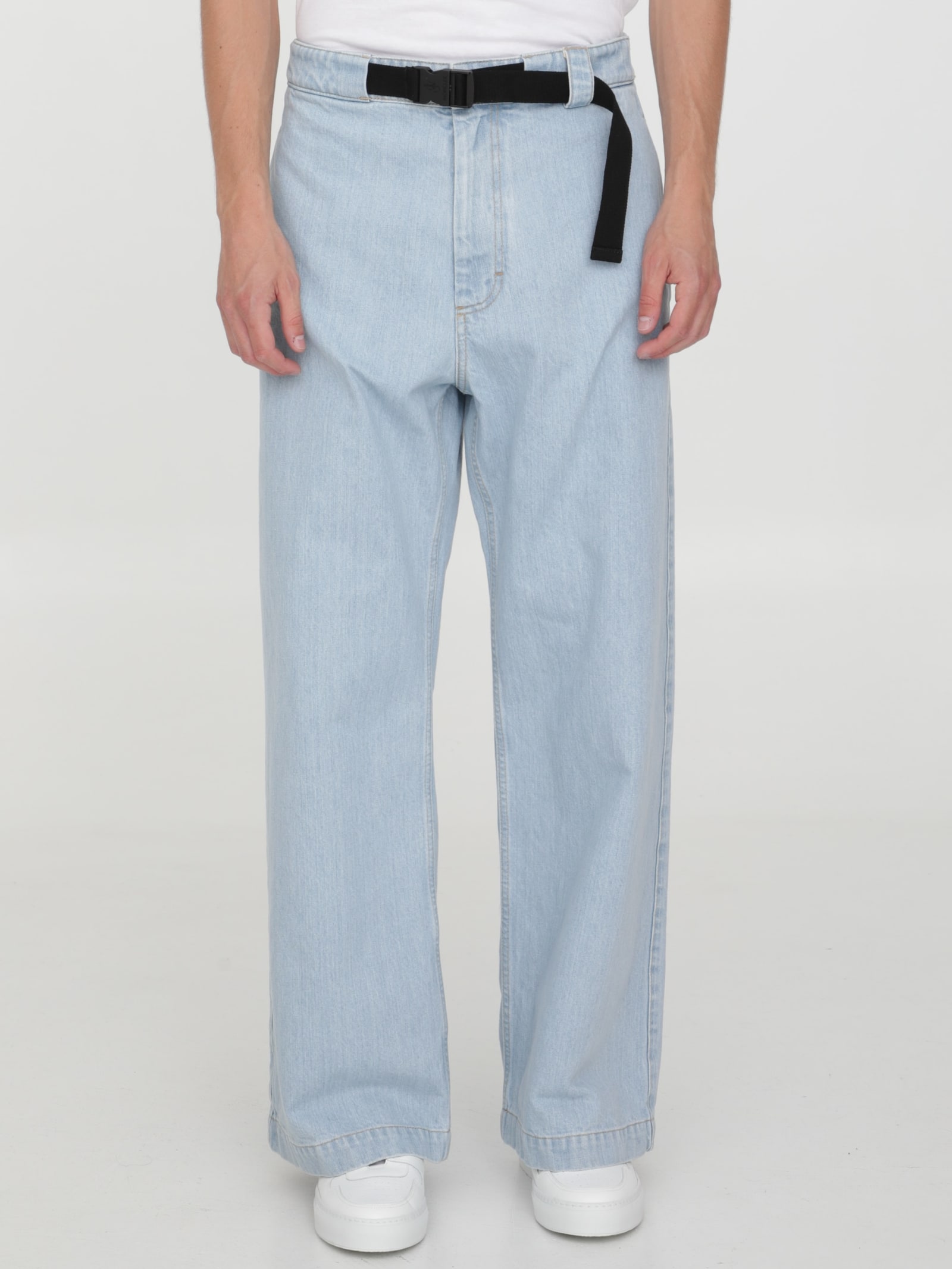 Moncler Light-blue Denim Jeans